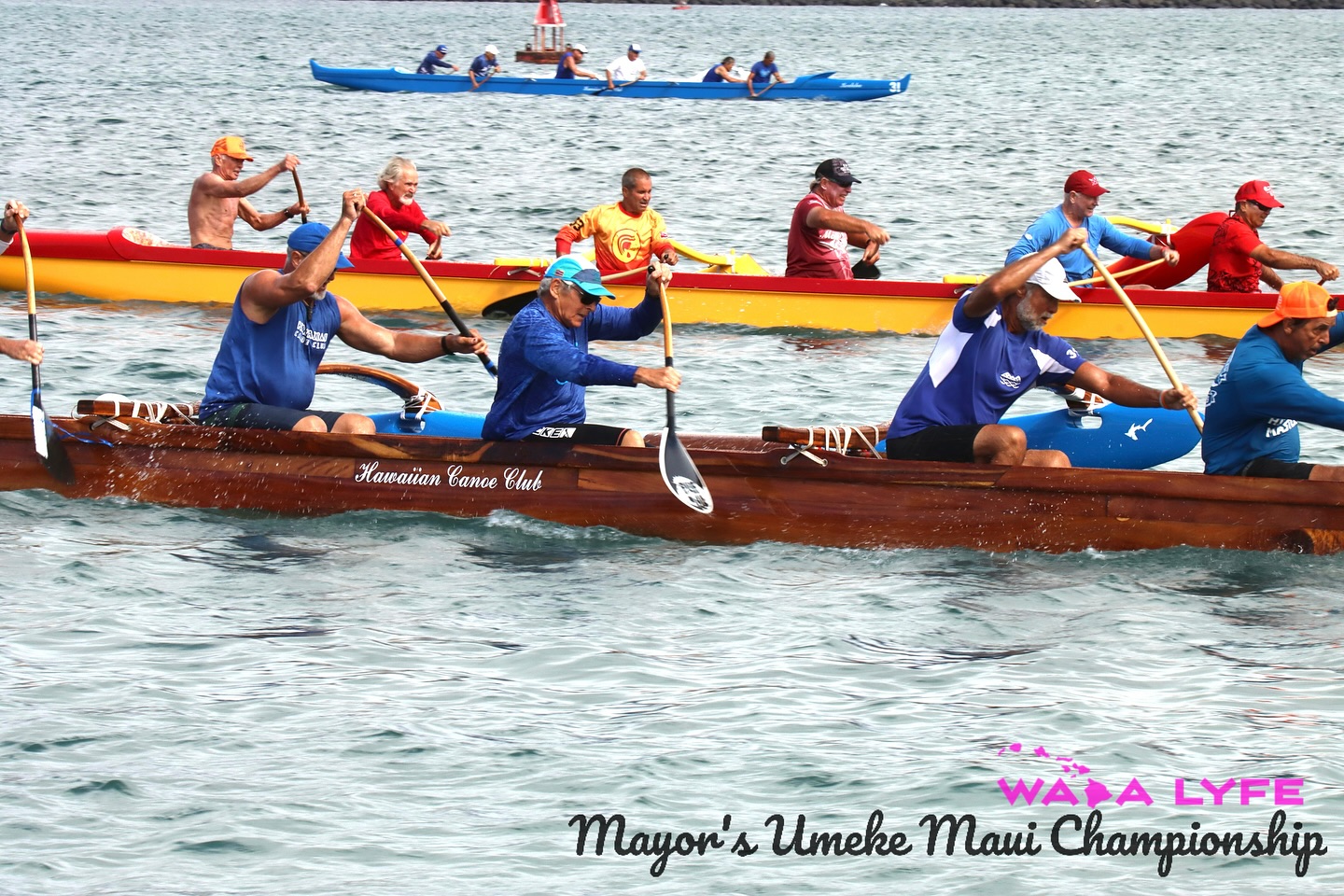 Early Race action at the Mayor’s Umeke Maui County Championship hosted by Lae Ula O Kai. Photo Album will be available soon on Wa'a Lyfe facebook page…