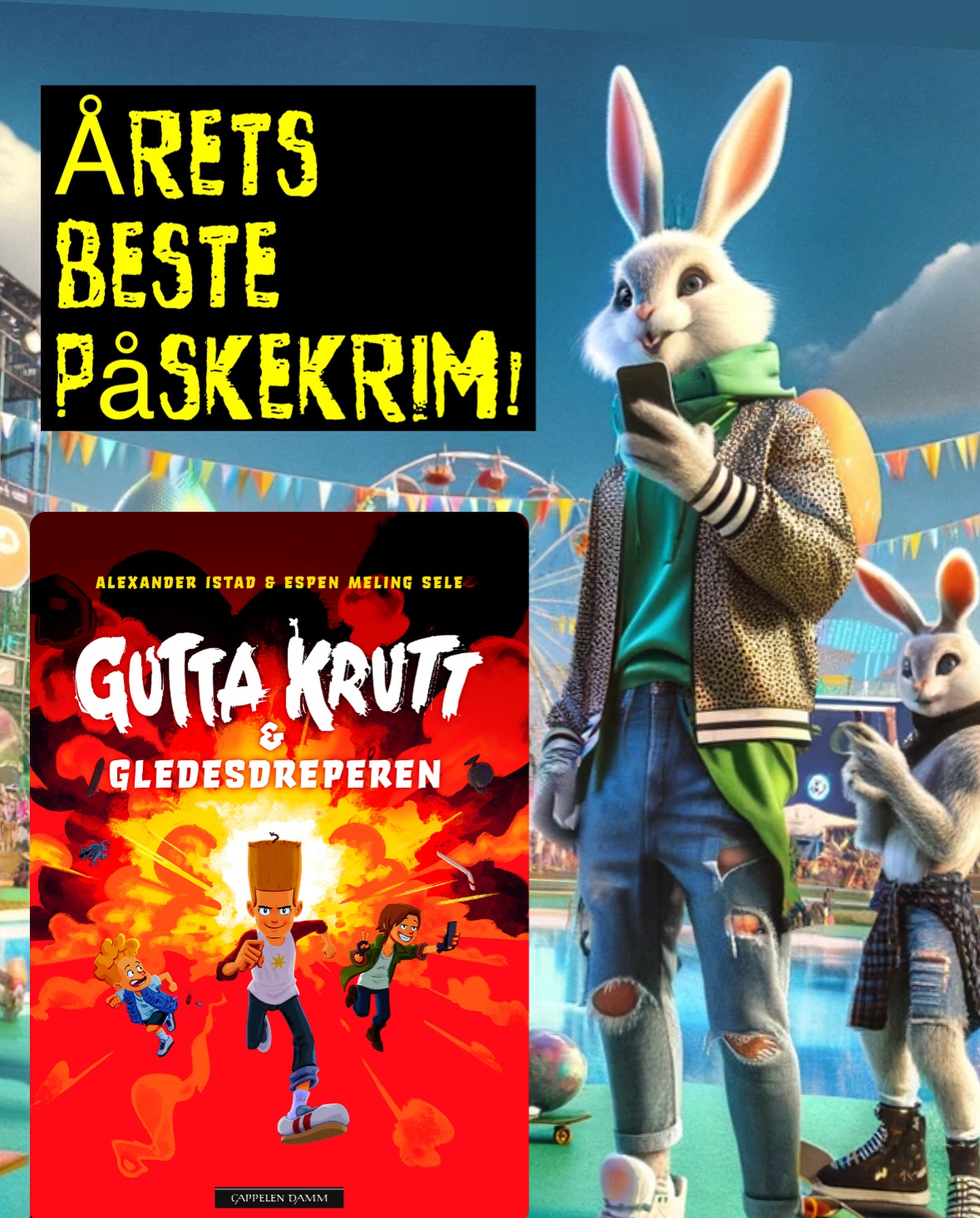 Spenning, galskap & moro med Gutta Krutt.
—————————————
#bok#bøker #påske #påskekrim #guttakrutt #guttakrutt&gledesdreperen #guttakruttoggledesdreperen #snø #ferie #moro #spenning #galskap #fun #sun #fun #barnebøker #barnebok #booktok #booktoker #easterai #ai #illustrasjoner #barneboktips #barnebøker #presang #barnebursdag #detective #påskebok #eventyr #adventure #comedy