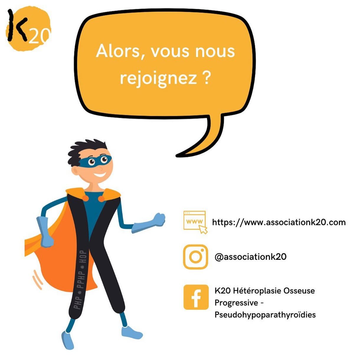 ‼️CAMPAGNE D’ADHÉSION 2024‼️
Alors, vous nous rejoignez ? ✨
À partager sans modération !!!
#k20 #associationk20 #pseudohypoparathyroidism #pseudohypoparathyroïdies #adhesion #2024