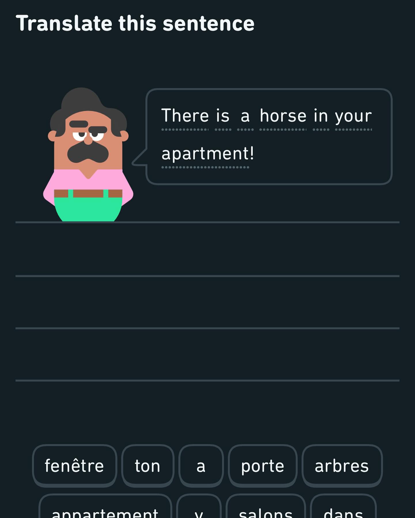 Finally! A sentence I’ll use daily!