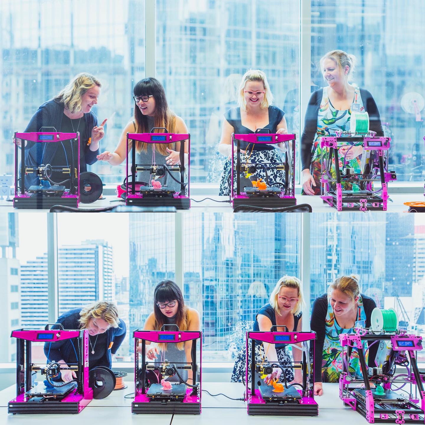 On this day: #SheMakes 2016. 3D printing, e-textile plush robots, fun. But never funded, so don’t really get to do this sort of thing… even though it’s important. 🤷♀️