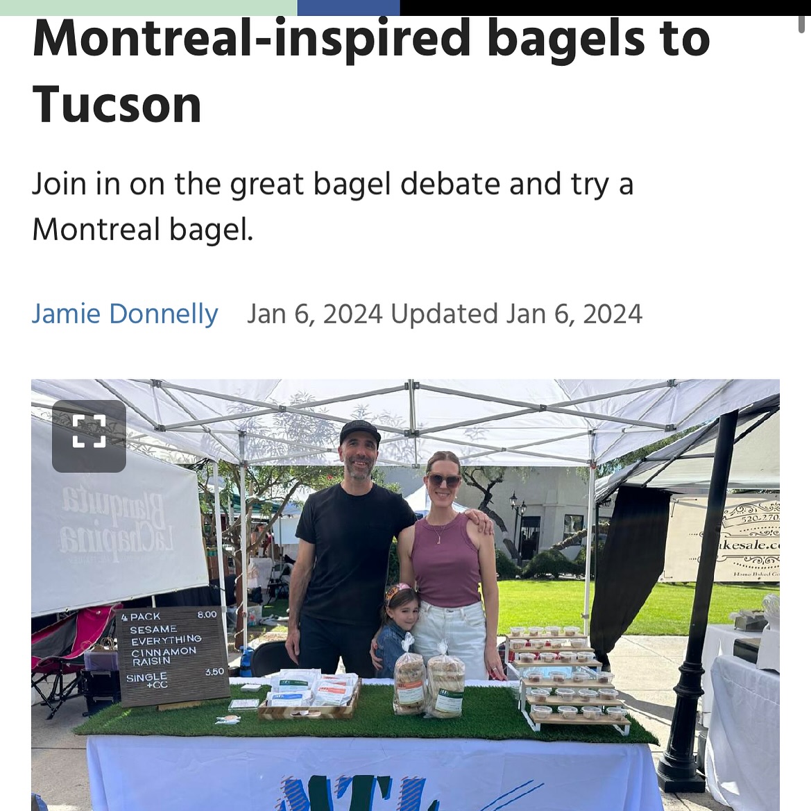 A little article about our bagel family that came out over the weekend @this_is_tucson
#tucsonlocalbusiness #thisistucson #heirloomfm #bagelbliss #thankful
🔗 Link in bio.