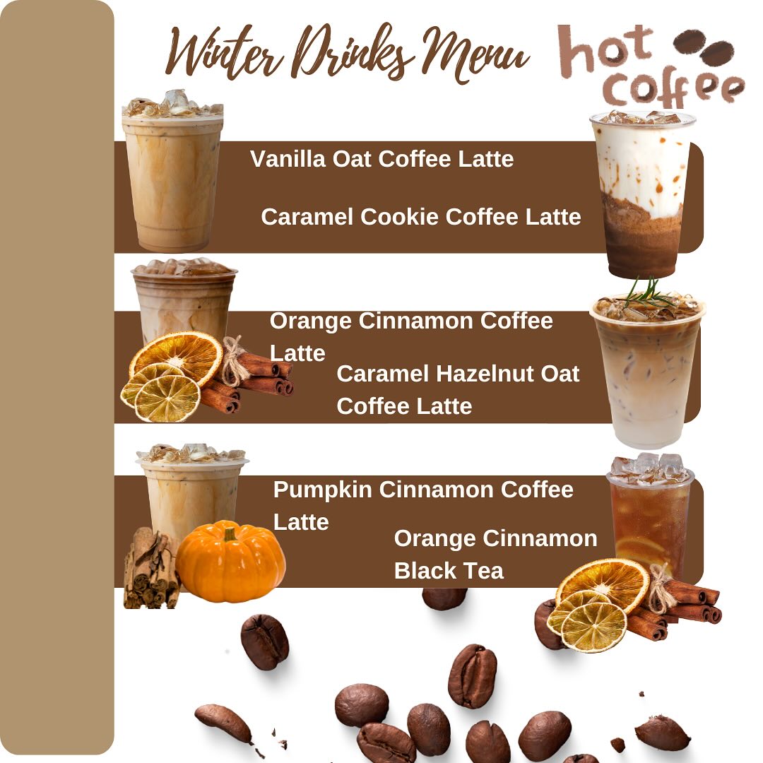 For autumn and winter, we added specialty hot drinks and food combo to the menu. Come and get a taste!