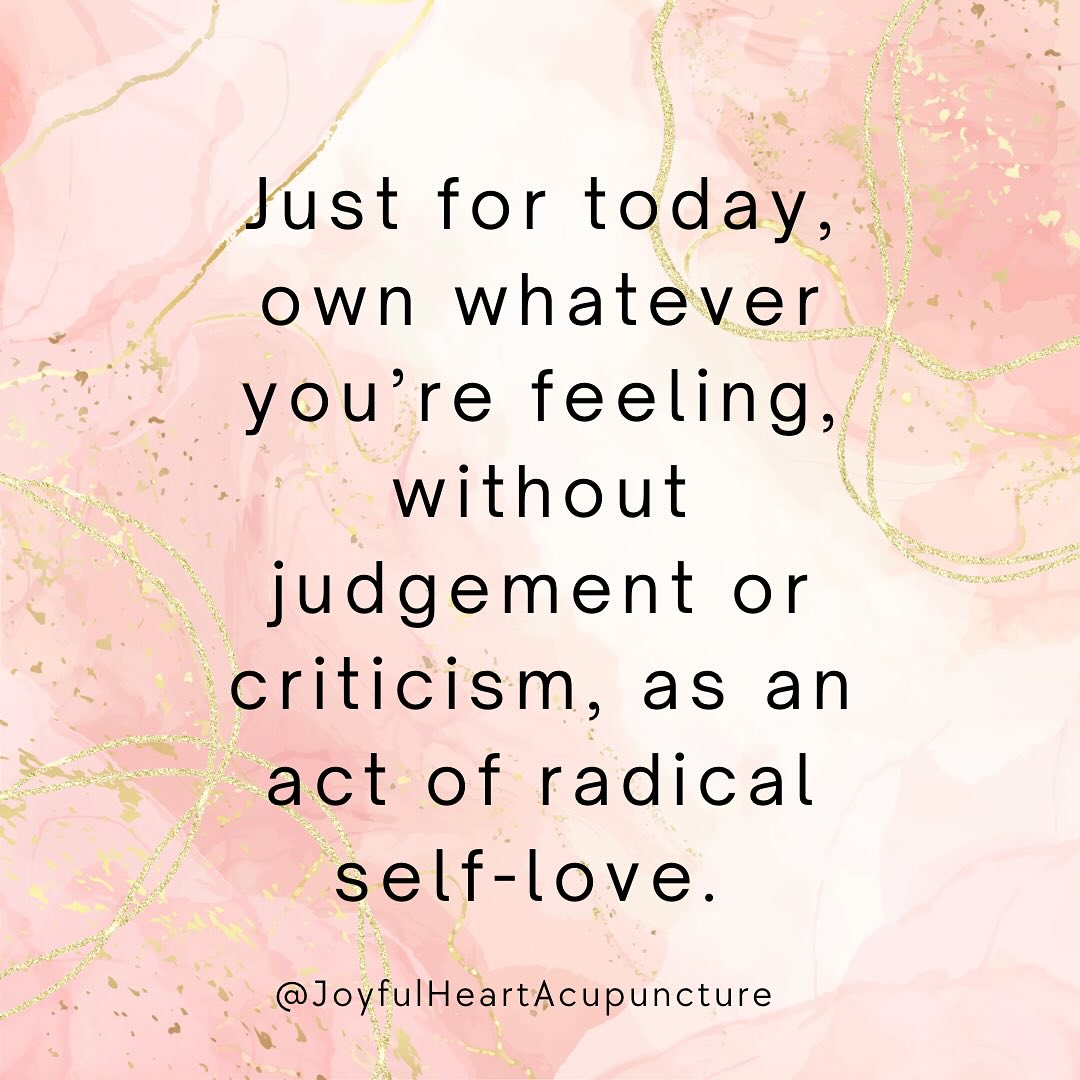 Make life a little easier for yourself, and try to avoid criticizing what you’re feeling, even if it’s just for today.
Acceptance of ourselves and compassion for our wounds and struggles are the keys to self love, and ultimately, inner peace.
Listen to what your inner child is saying, and give her a hug.
You got this 💗
With love,
Teressa @joyfulheartacupuncture
#selfloveisthebestlove #healyourheart #innerchildhealing #agopunturaroma #guarigionenaturale