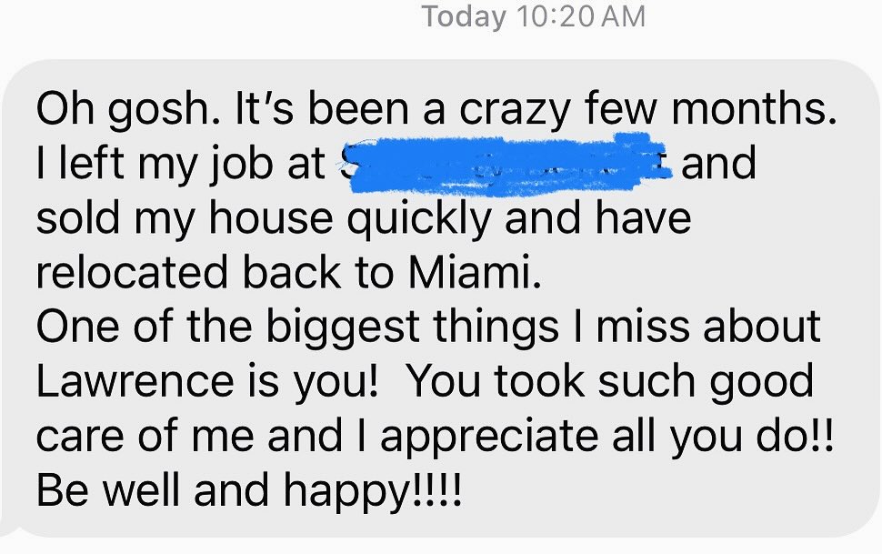 It is bittersweet indeed to say goodbye to a client that was so kind and collaborative with all things skin . She wanted to be a part of the process and solutions! I am oh so greatful ❤️#gratitude#generosity #selfcare #happyesthetician #happyesti