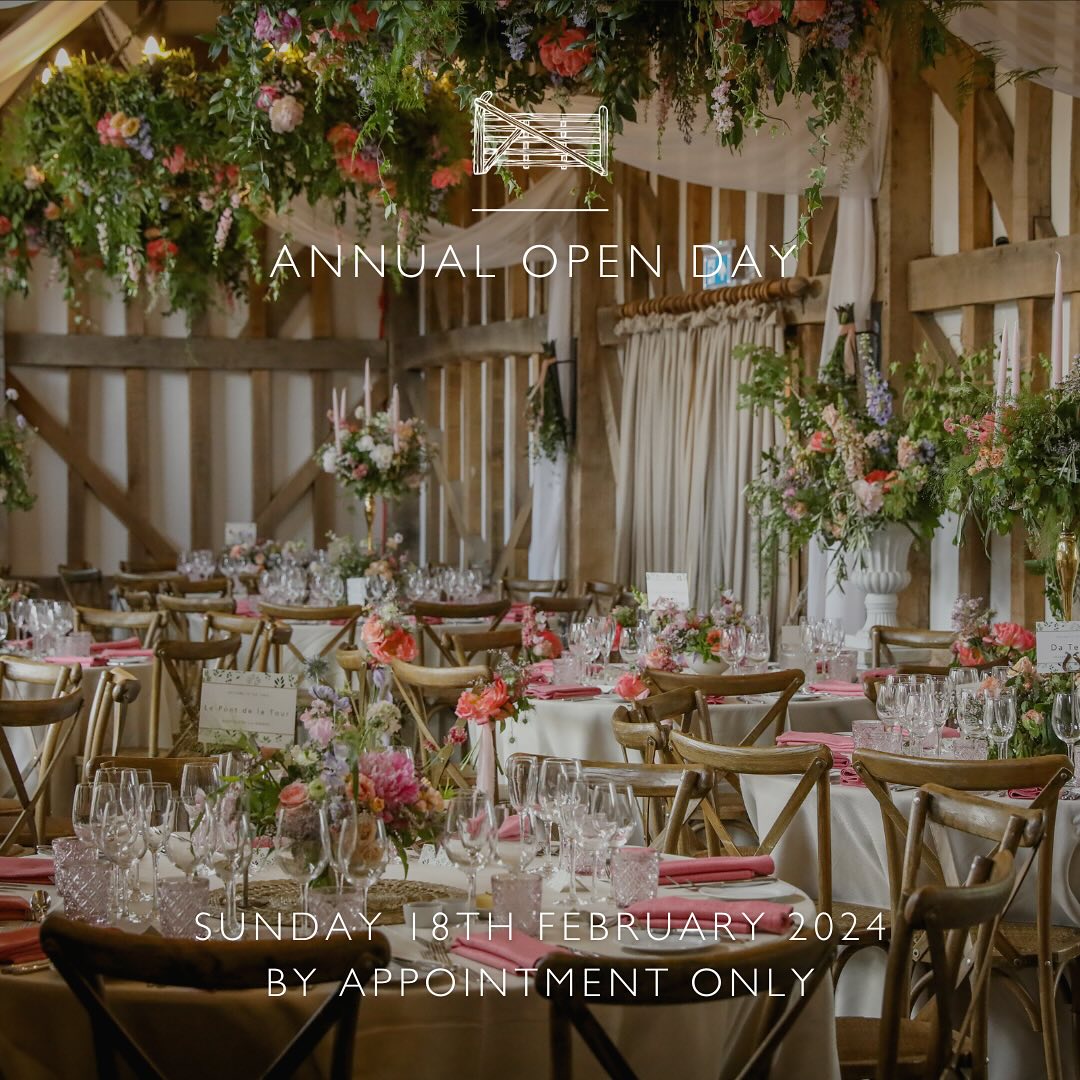 Just a few days to go! The perfect chance to view this truly special wedding venue and meet our fellow recommended suppliers. Be sure to stop by our stand for a chat and a taste, we’d love to meet you!
#countrysideweddings #countrysideweddingvenue #gatestreetbarn #gatestreetbarnwedding #surreylife