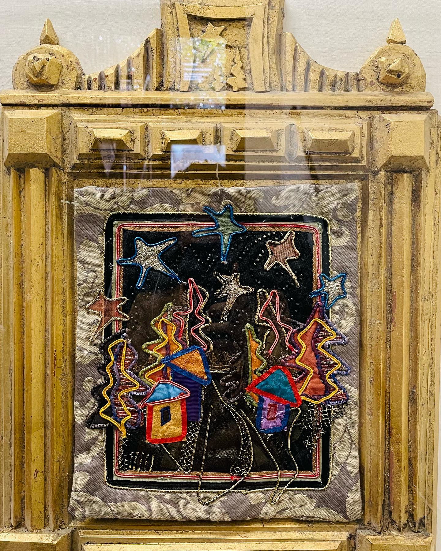 This piece by @krnbrnsn inspired me to make art! Got to revisit it in person today.