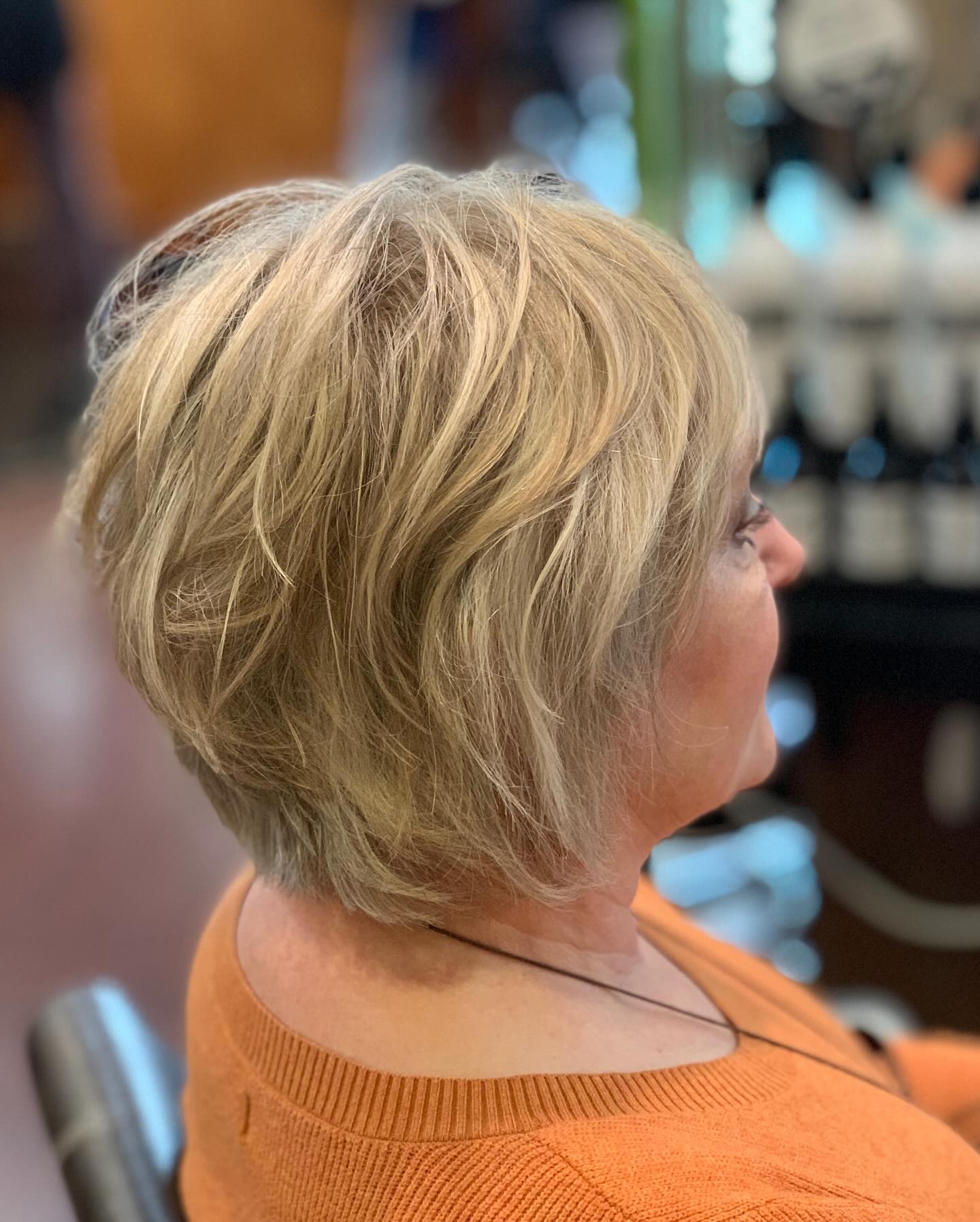 Layerless bob to light and piecey and carefree 🩵