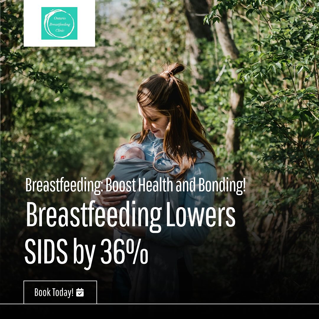 Breastfeeding offers amazing benefits: 36% lower SIDS risk for babies, reduced cancer risk for moms, and faster recovery. Get expert support at ontariobreastfeedingclinic.ca. 💖👶