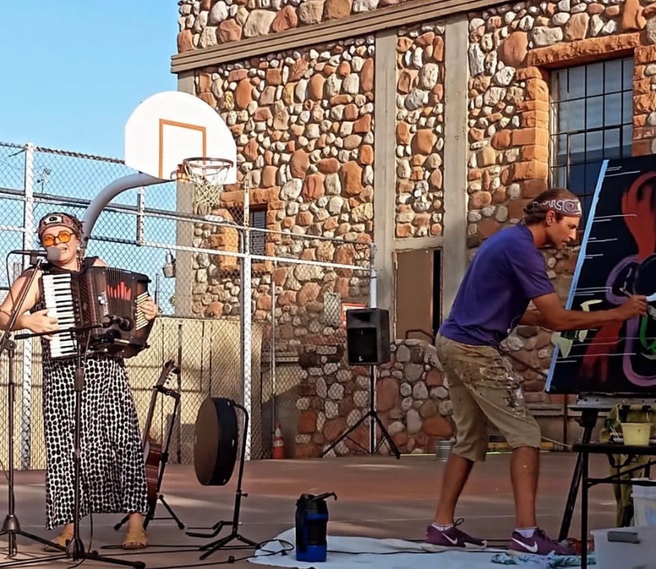 We’re doing our final performance this weekend at the roving wave festival at the Sedona posse grounds, 5:30 tonight!
Then join us next Sunday, July 21st at the Prescott Courthouse Square at 5:30pm!