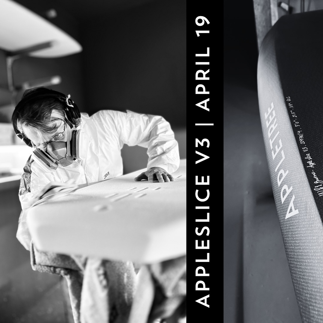 The wait is almost over! Friday, April 19, the Appletree Appleslice V3 will be launched. Prepare for a new era in freeride wing boarding—stay tuned!
#appleslicev3 #appletreesurfboards #wingboard #wingfoil #freeridewingboard #ecoboard #sustainsurf