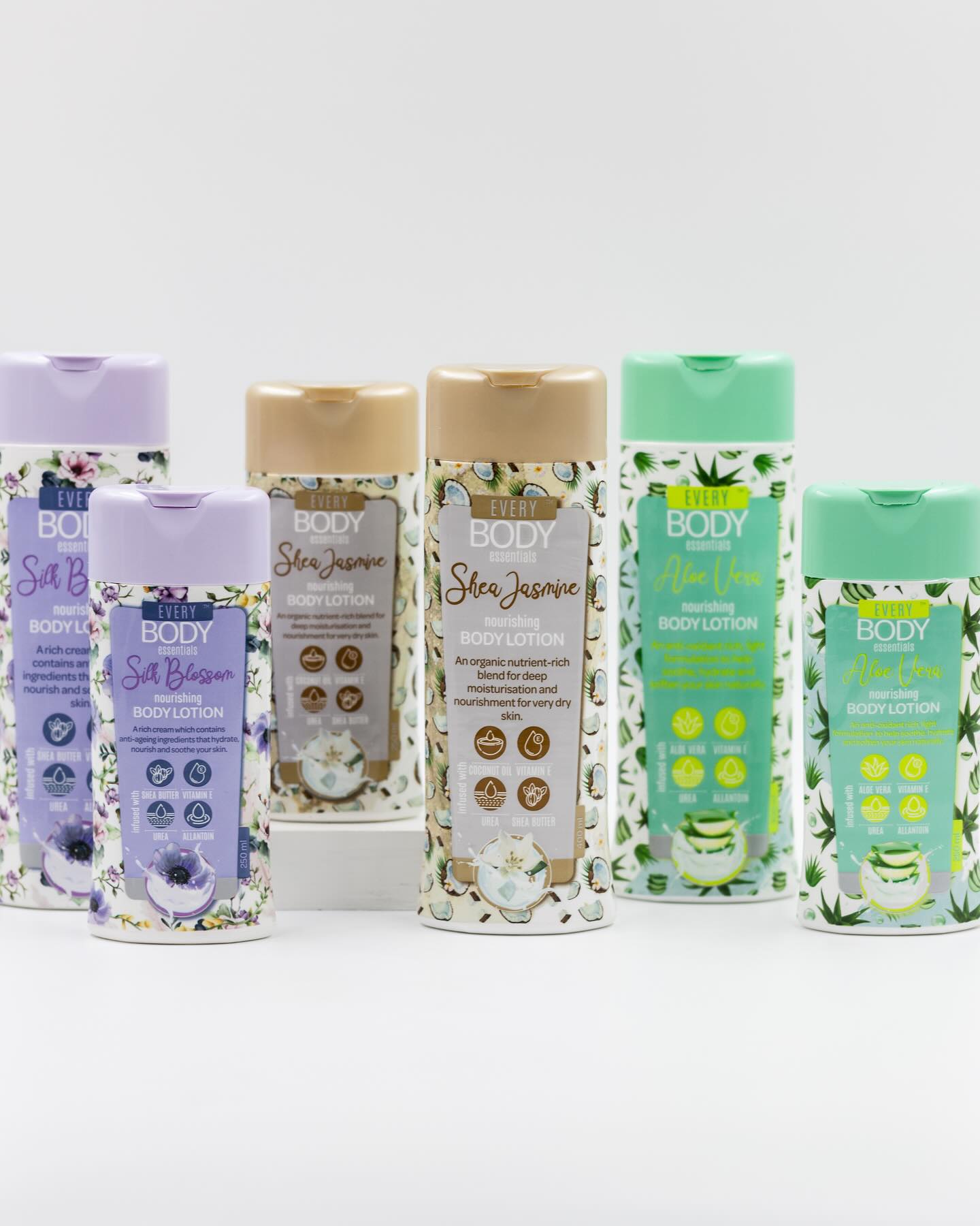 Your daily skin essentials come in different sizes:
✨ 400ml - For the girlies that re-apply as often as they check their phone 😉
✨ 250ml - For the girlies that need variety in life. Grab one of each for your car, your gym bag, and your work desk!
Either way, there’s a lotion for every body, for every day use!
#skincareforall #everybodyessentials #essentialskincare #skincarebrand #skinwellness #wellnessbusiness #skincarebusiness #productshoots #simpleskincare #healthyskinisin #skincareproductsthatwork #skincarethatworks #skincarethatcares #southafricanskincare #bodylotions #bodycare #bodycareproducts #skincareonline