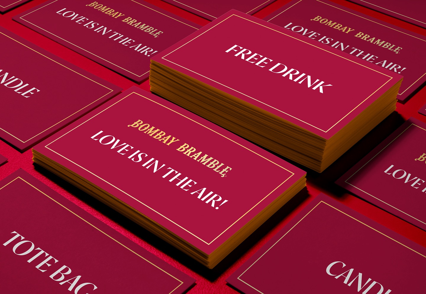 “LOVE IS IN THE AIR” with #BombayBramble! 💕 Check out our latest designs for the 2024 Valentine’s Day Campaign in collaboration with @bombaysapphire @mmidubai
Let the romance bloom with #bombaybramble🍇🍓 !
#valentinesday2024 #designinspiration #branding #campaigns #branding #brandcommunication