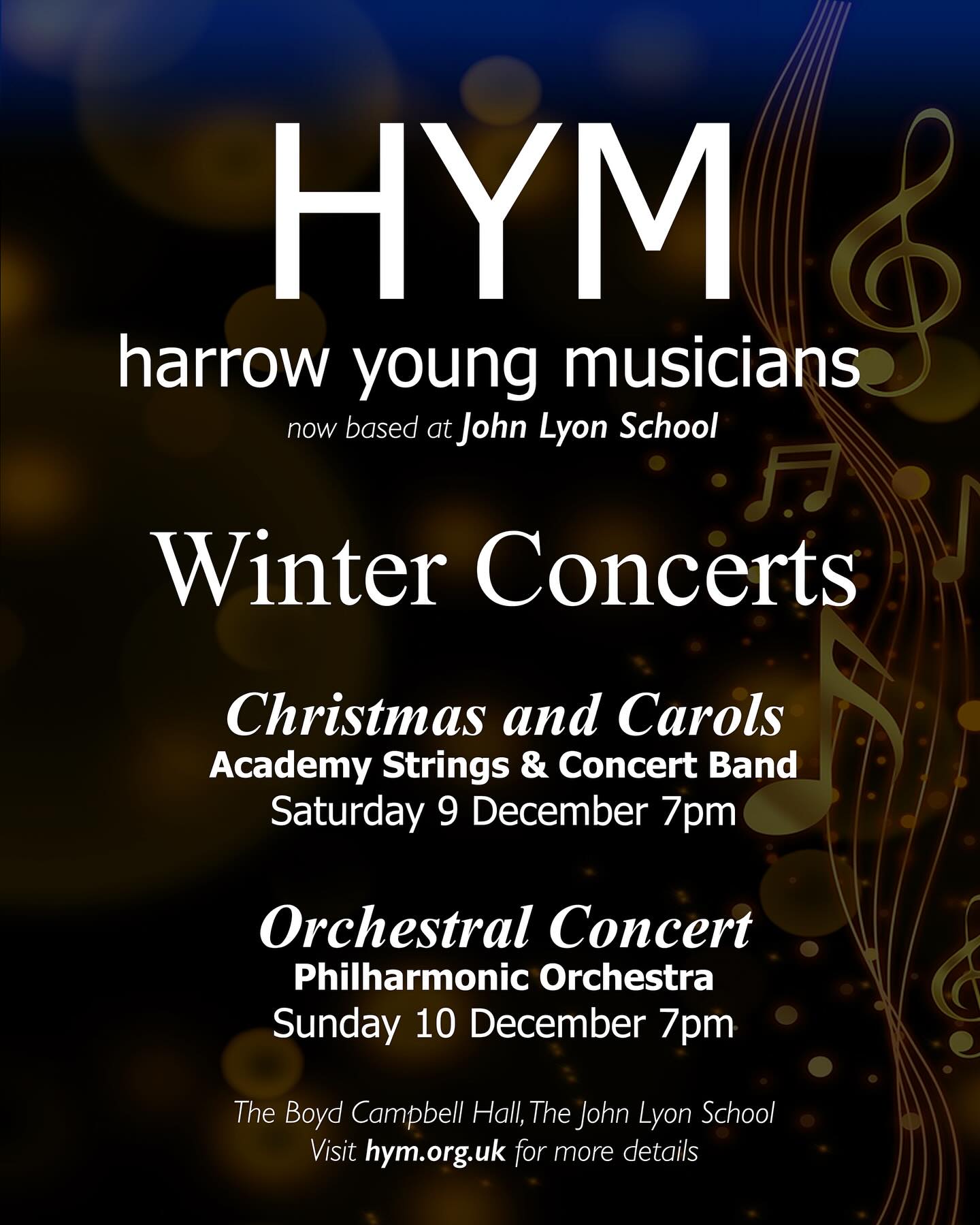 We can’t believe it is nearly the end of term! Our Winter concerts are THIS WEEKEND, come along and listen to what our students have been working on this term. 🎻🎷
Our Christmas concert features our young String Group and Concert Band, it will also include a special ‘sneak preview’ performance by our Philharmonic Strings.
The Philharmonic Orchestra have prepared a wonderful programme including works by Beethoven, Bach, Grieg & Strauss. 🎶
Tickets are available on the door, see you there!
#harrowmusic #youthmusic #youthmusicharrow #youthorchestra #harroworchestra
