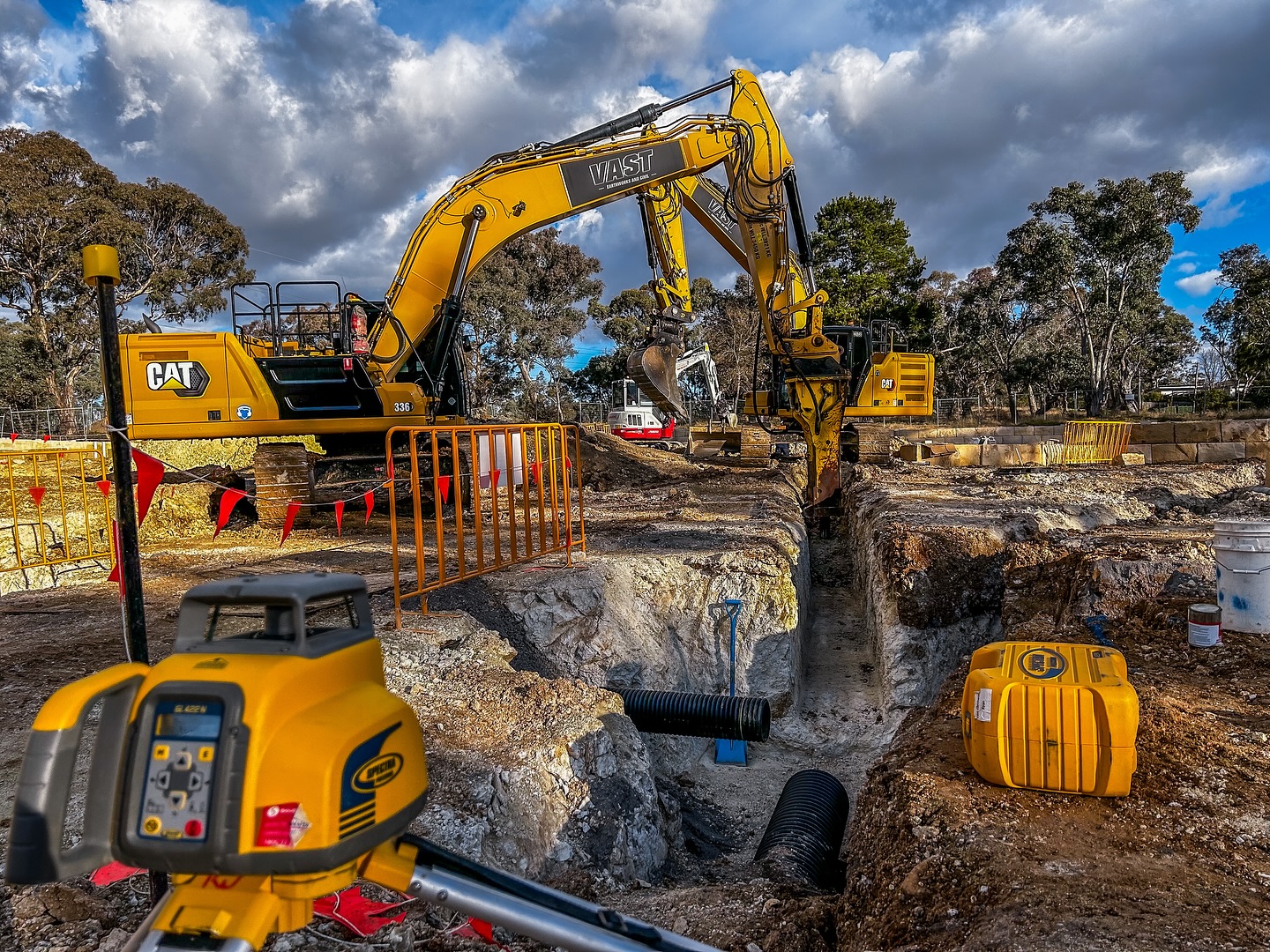 Stormwater in full swing at Campbell. Been soaking up the most of this weather while we can ☀️