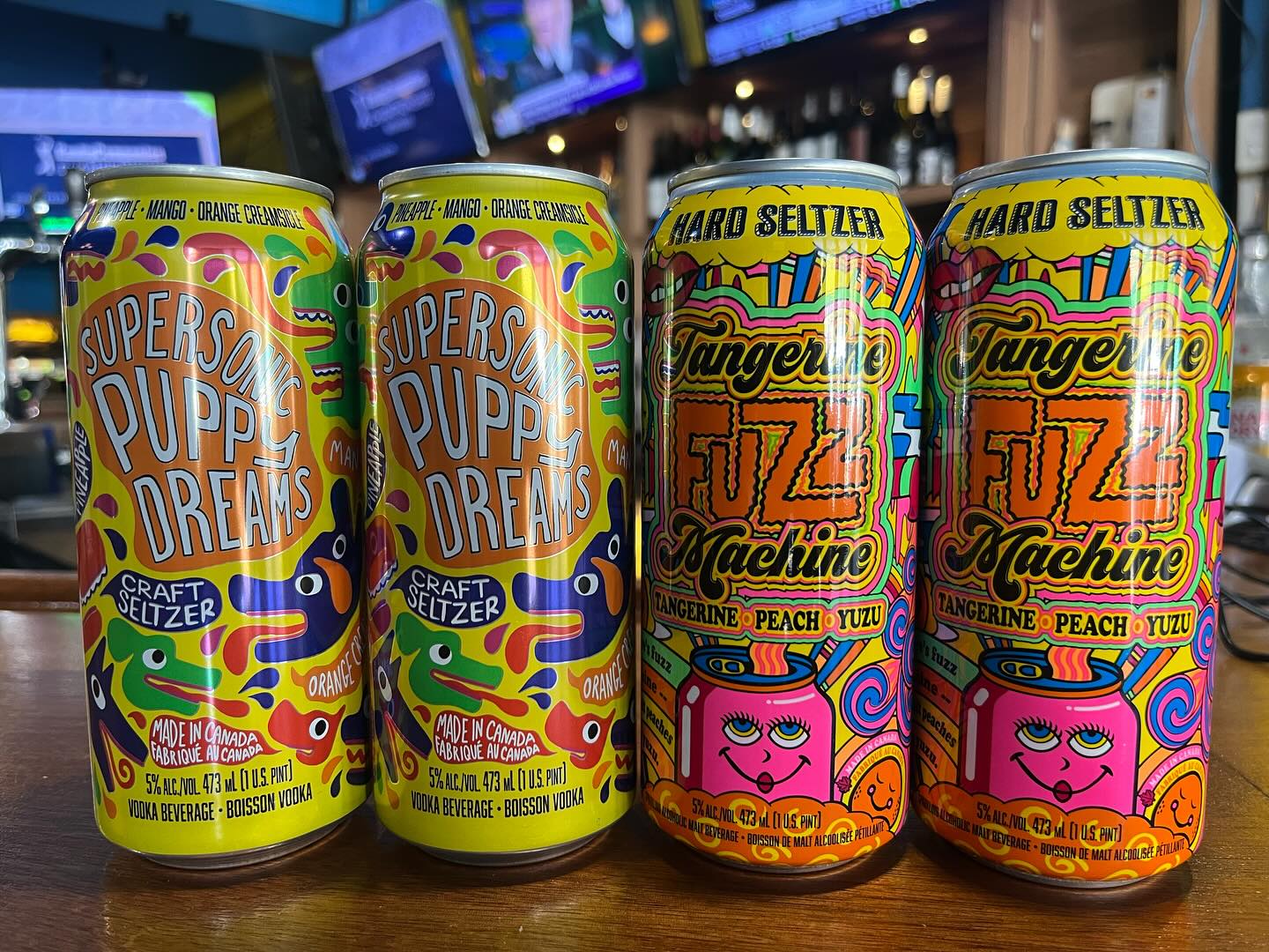 Hard Seltzer Coolers now available for pick up for a limited time. $7.00 per 473ml can(Take-out only). Choose between Flying Monkeys top selling coolers, Tangerine Fuzz Machine, malt based 5% alcohol or Supersonic Puppy Dreams, vodka based 5% alcohol. Cheers! #bayviewleasidebia #midtowntoronto #leasidelocal #leasidemoms #leasidecommunity #leasidelife #yongeandeglinton #bayviewavenue #coolers #flyingmonkeys #shoplocal #torontobarbers #torontopubs #davisville #mountpleasant