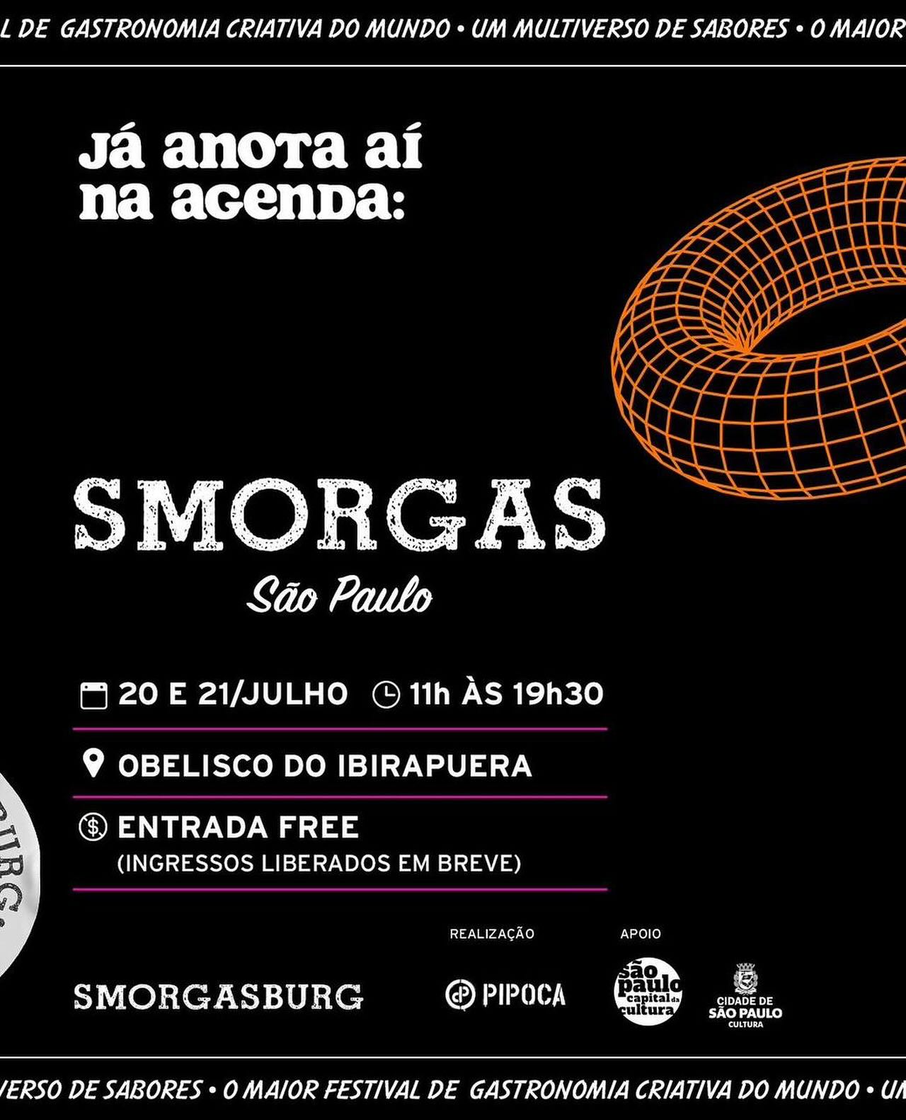 Bora pro maior festival de gastronomia criativa do mundo?
O Smorgas 2024 já tem data e local: dias 20 e 21 de julho, na rua, entre o Obelisco do Ibirapuera e o Monumento às Bandeiras.
Mais de 100 mil pessoas em 2 dias, naquela vibe de pic-nic ao pôr do sol, beergarden, novos artistas do jazz, folk, reggae e soul, street artists, mixologia, feira de economia criativa e claro, mais de 100 chefs Smorgas com suas pirações gastronômicas.
A F&S marca presença mais uma vez com a feira de economia criativa de até 50 marcas autorais: de empório a moda, os melhores achados pra você comprar de quem cria.
Então já reserva a data e vem aproveitar o rolê com a gente!
✨F&S no @smorgasburgbrasil 2024✨
20 e 21 de julho, 10h30 às 19h30, entrada gratuita!
Obelisco do Ibirapuera, SP
Pet friendly
Atenção: garanta seu ingresso gratuito pelo Sympla!
Fique de olho no nosso insta e acompanhe tudinho!
https://www.instagram.com/fesfeira/
#fesfeira #fesnosmorgas #smorgas #smorgasburgbrasil #smorgasburg #smorgas2024