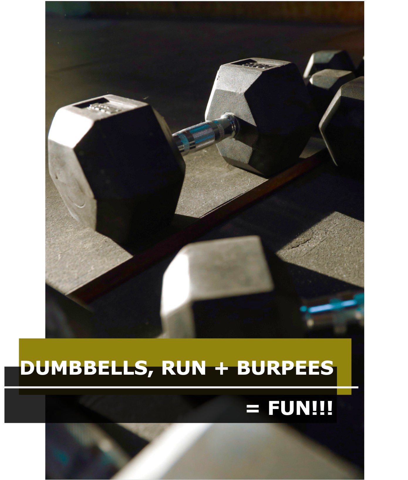 6 DB Snatches
6 Burpess
6 DB Thruster
Run 500m
12 DB Snatches
12 Burpess
12 DB Thruster
Run 1000m
24 DB Snatches
24 Burpess
24 DB Thruster
Run 1500m
Finisher:
100 Wallballs 6/4 kg
Es werden immer 2 DB verwendet.
Gewicht so schwer wählen das man mind. 12 Wdh. ohne Pause machen kann.
Run: so schnell wie möglich, doch die Pace soll so gewählt werden das du sie konstant durchlaufen kannst!
Gas geben und durch!💪💪💪
Viel Spaß!💪🔥😁
#hs_training #functionalfitness #functionaltraining #hybridtraining #personaltraining #run #neverstopcompeting #sportvienna #gesundeswien #hyrox #fitletix #fitness #hyroxprep #highsociety #wallballs #dumbbellworkout #dumbbellssnatches #burpees