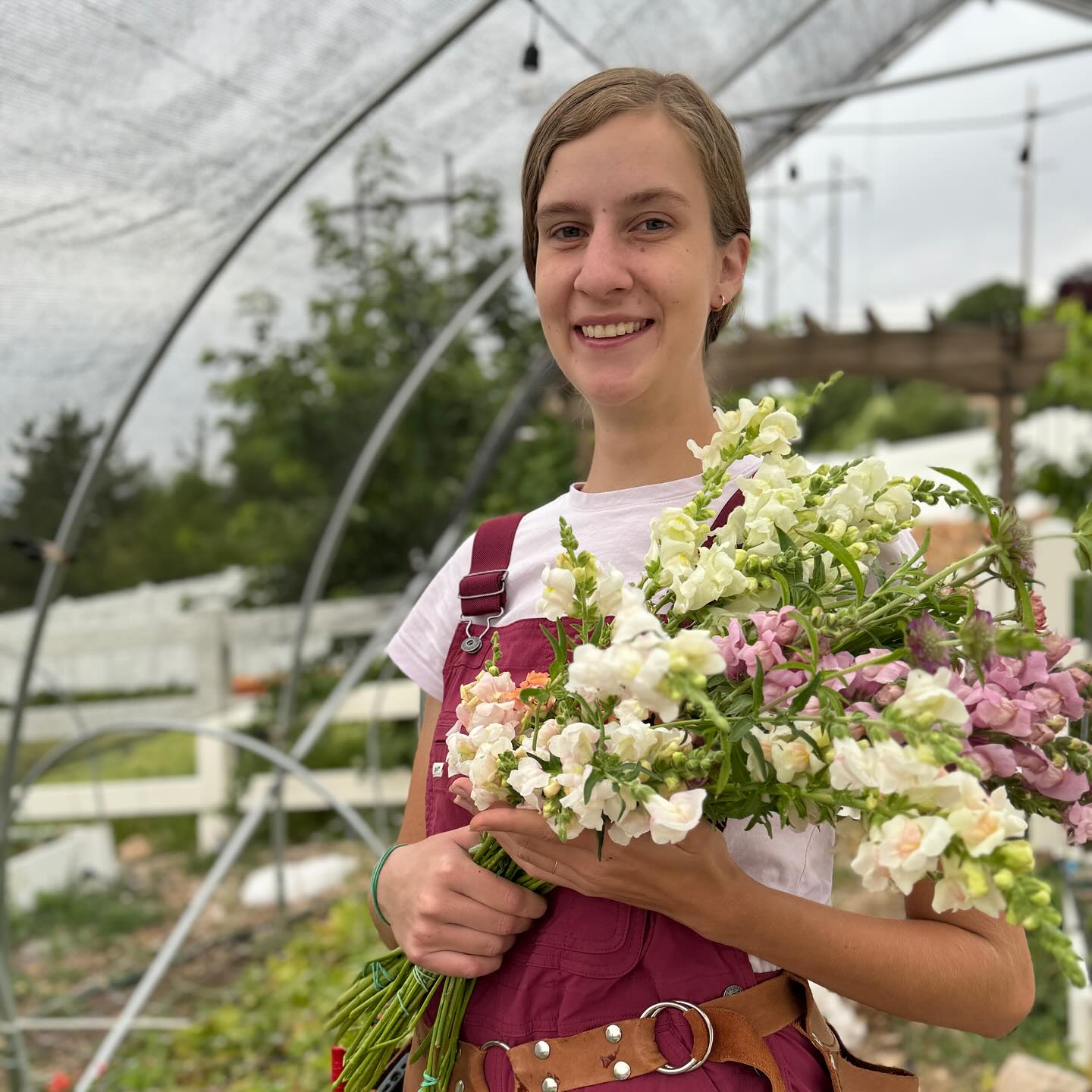 In case you hadn’t heard, we will be closed for July this year. Our family has the opportunity to live in Sweden for the month while my husband is there on sabbatical. It’s been a little crazy to plan a farm around this type of departure, but we are so lucky to have Maddie to hold the fort down while we are gone. This is her 3rd season working at the farm, and she’ll be living here and maintaining every thing(including our dog) while we are out of the country. She has the biggest heart, and loves being outdoors, so she seemed the perfect fit for this huge undertaking. We love Maddie!