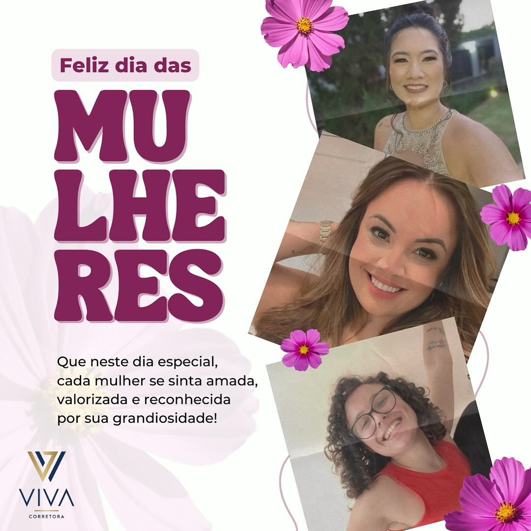 Celebre a Força e a Resiliência das Mulheres neste Dia Especial! 💐✨
Hoje, e todos os dias, honramos as mulheres ao nosso redor - as guerreiras, as visionárias, as cuidadoras, as líderes. 🌟💖
Seja você uma mãe, irmã, amiga, colega de trabalho ou empreendedora, sua presença e contribuição fazem deste mundo um lugar melhor.
Que possamos continuar a lutar por igualdade, respeito e oportunidades para todas.
Feliz Dia Internacional da Mulher! 👩🎓👩🔬👩⚖️
#DiaDasMulheres #EmpoderamentoFeminino #Respeito #IgualdadeDeGênero