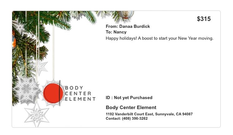 Gift Cards are here in time for the holidays!
If you have a friend or loved one who has been thinking about starting or renewing their Pilates or Gyrotonic practice, this is a great gift to get them moving.
Just go to Vagaro.com/bodycenterelement and select Gift Cards from the main menu.
#pilates #gyrotonic #pilatesinstructor #gyrotonicinstructor #gyrotonicstudio #pilatesstudio #moveyourbody