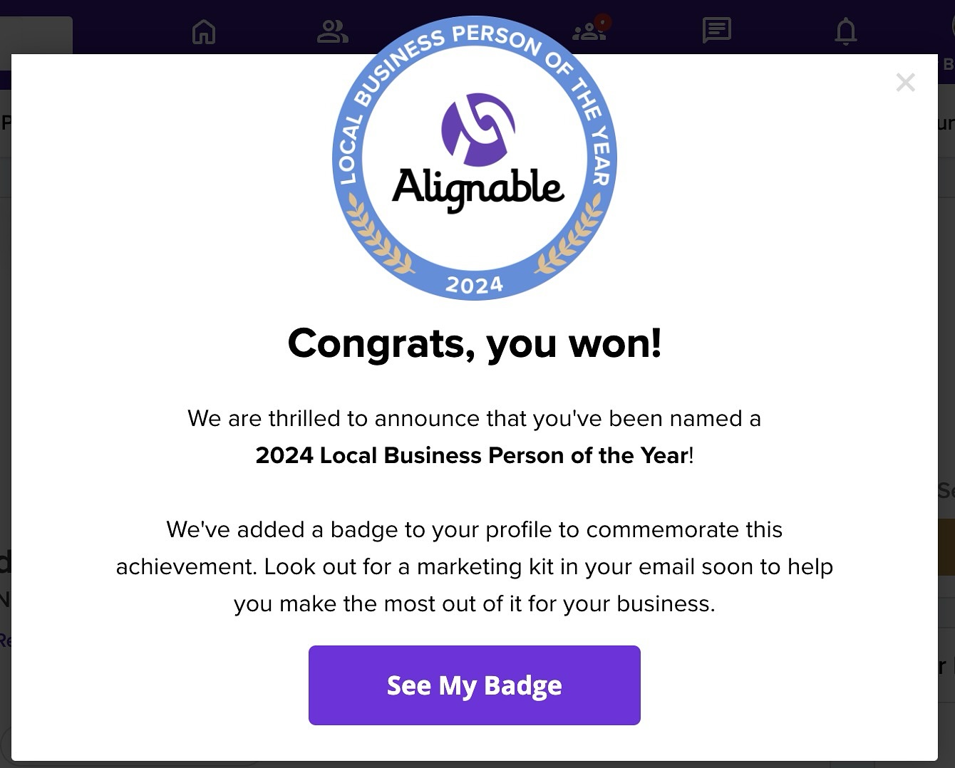 Amazing news!!!
I am honored to be named Belmont’s 2024 Local Business Person of the Year! Thank you @alignable and everyone who voted for me. I am incredibly grateful of what Em and a Pen, LLC has been able to accomplish in the past 5 years. This is only the beginning of what’s to come. 🥳