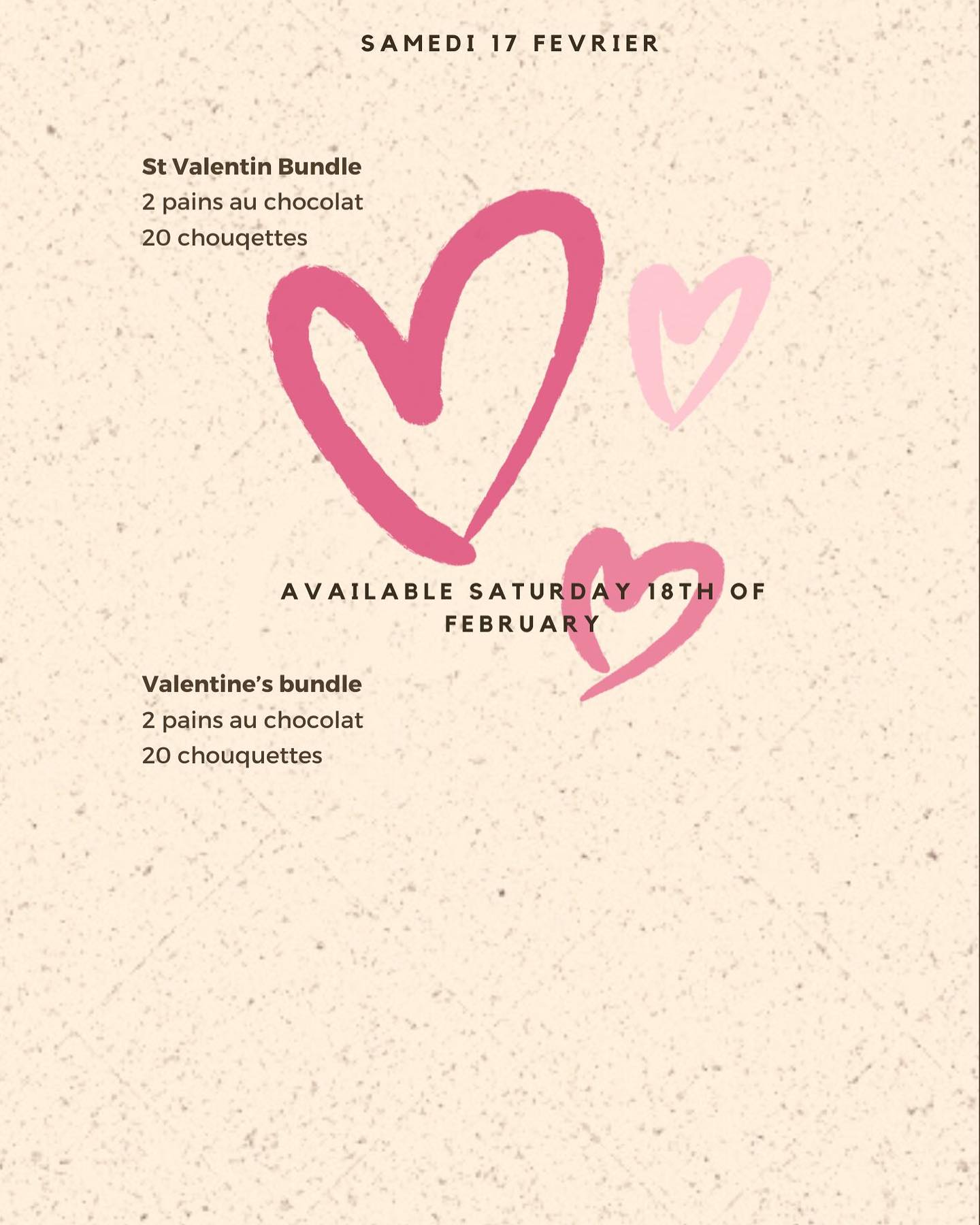 Show some love ! Available only this Saturday
DM to order 💋