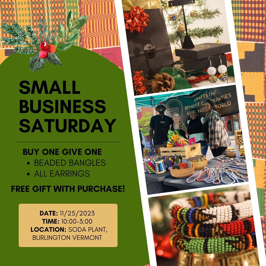 Today’s the day! Small business Saturday 🎉To celebrate we are offering…
Buy one Give one
- Beaded bangles & beaded earrings + Free gift with purchase
Catch us @localmaverick holiday market @thesodaplant 🥳