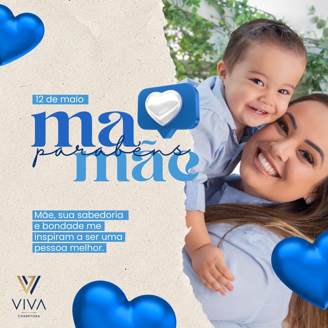 Um feliz dia a todas as nossas clientes, amigas e rainhas MAMÃES!! 🫶🥰🙏🏻🥳