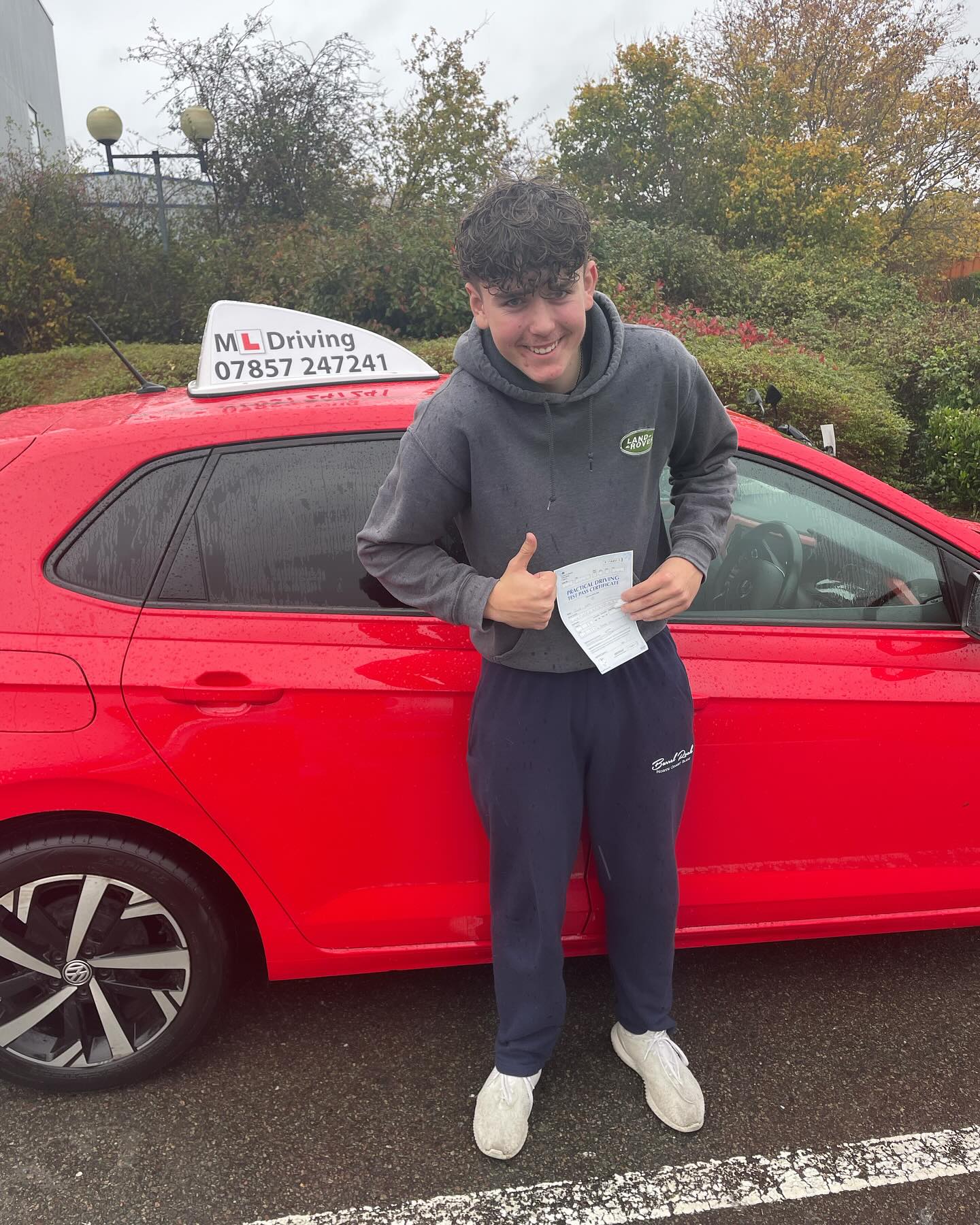 Excellent drive and first time pass today for Ollie despite the awful weather.
Very well done see you on the road #drivingsuccess #firsttimepass #safedrivingforlife #youdidit