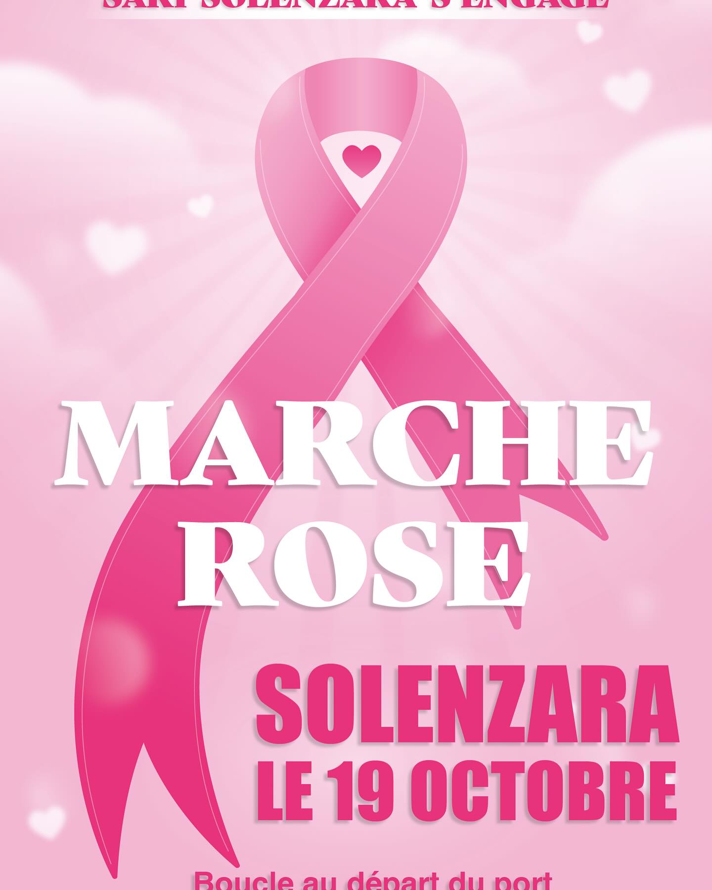 Rendez-vous samedi 19 octobre pour la marche rose de Sari Solenzara. DĂ©part Ă 10h depuis le port pour une boucle autour du village. #octobreroseđ #solenzara #corsica #liguecontrelecancer @liguecontrelecancer2a