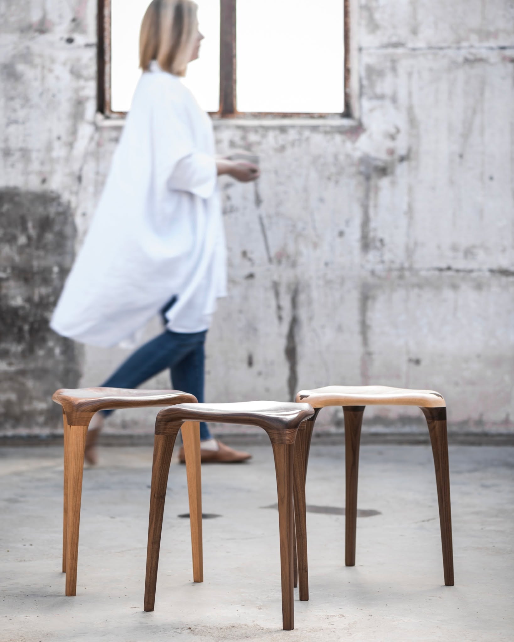 Sparc stools in a range of timbers, now available from my website (in profile), and other timbers on request.
Photo credit @timbean_photography
#sparc #stool #furnituredesign #furniture #handmade #handcrafted #designermaker #moderncraftsman #canberra #madeincanberra #madeinaustralia #threeleggedstool #seating #designstool #stooldesign #chairdesign #designchair #moderninterior #interiordesign #interiorstyling #timber #woodshop #wooddesign