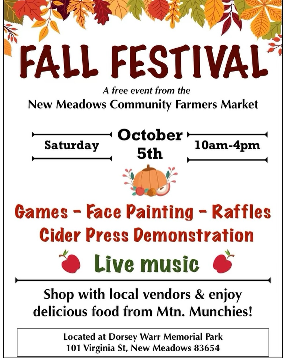 Come see us today at the new Meadows fall festival! We have lots of amazing taco varieties available Birria, Carne Asada, pork chili Verde! We will also have hot tamale meals as well as tamales package to take home. We appreciate all the support, we hope to see you there! #tamalesonamission #lovenlight #tacos #tamales