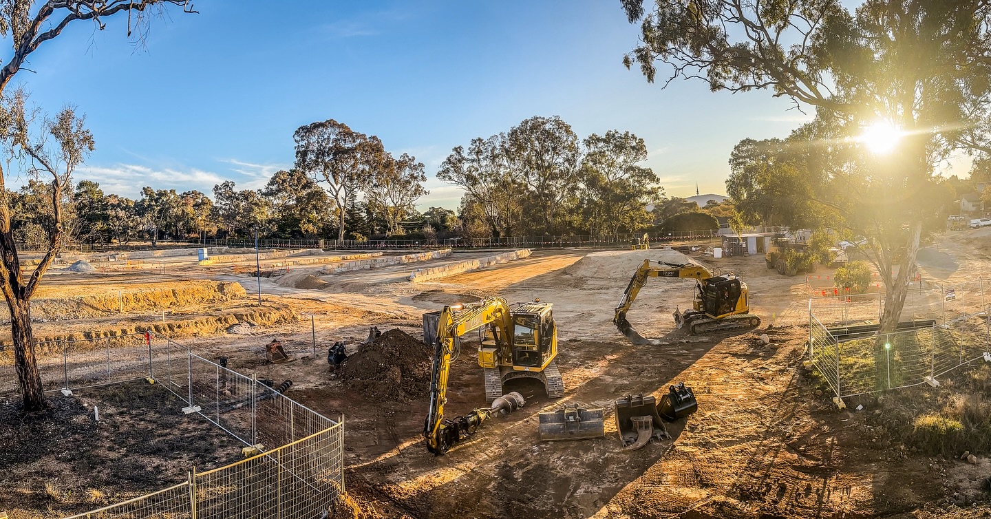 A good look into the site starting to come together out at Campbell. Unfortunately we’re in a no fly zone out there so have really been missing our drone content but the team is coming through with some killer photos to get us by 👌🏽