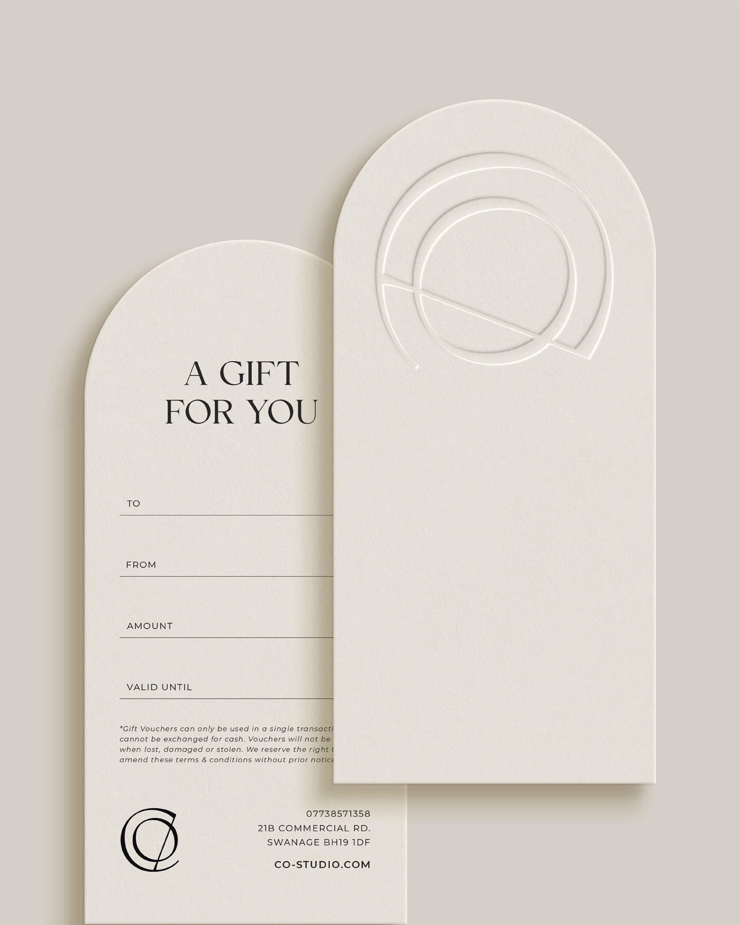 3/3 CO: A unique hairdressing studio offering a serene and natural salon environment. This logo echoes the neutral, minimalistic and elevated aesthetic of Co. Its circular shape has been designed to complement the arches that can be found throughout Co’s studio and branding.
Designer: @elizabethdukedesign
Brand: Co