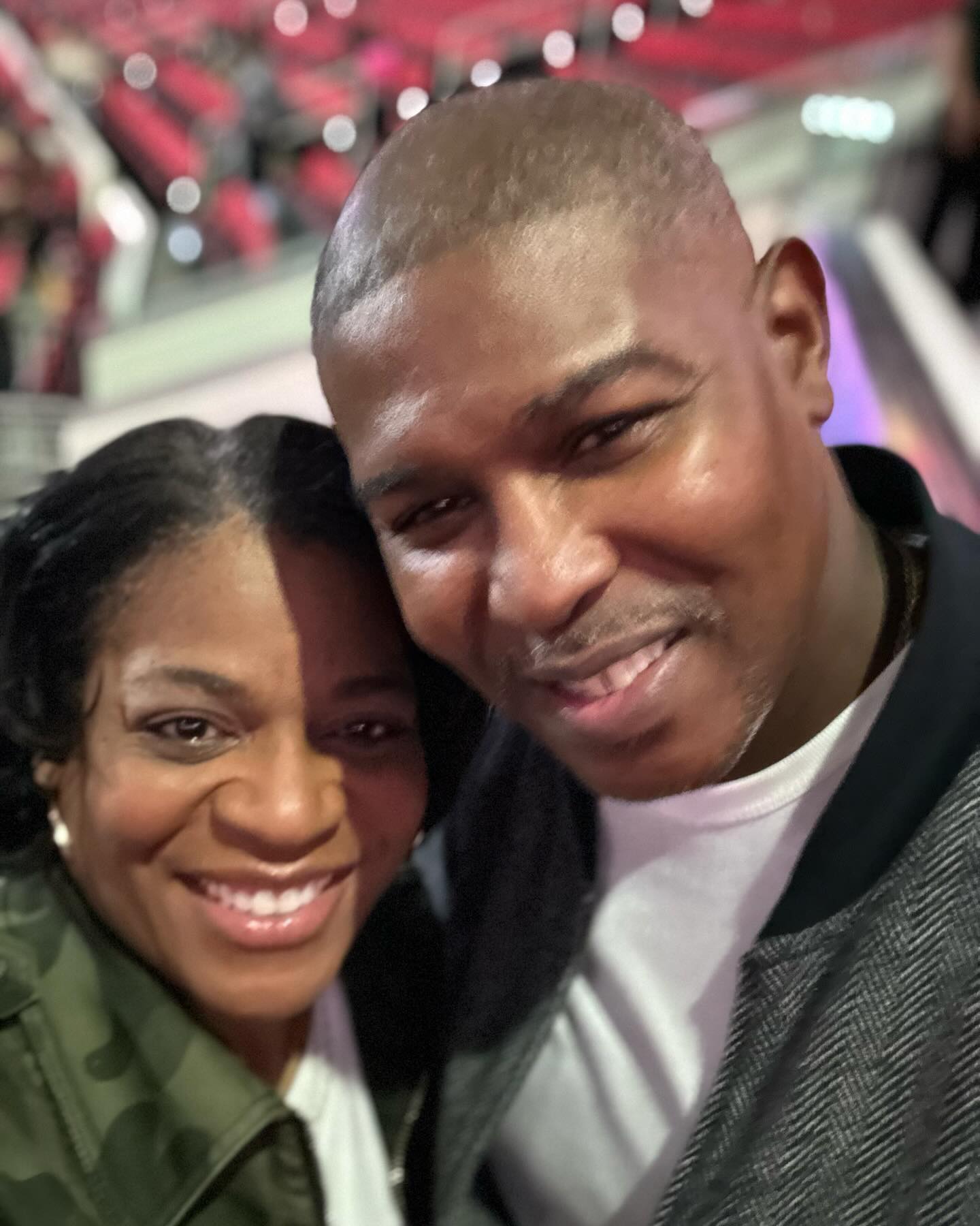 Date night!!! Getting ready to enjoy the Kirk Franklin Reunion Tour concert! #ourmarriagematters #makingtime #loveus #yhmmatters