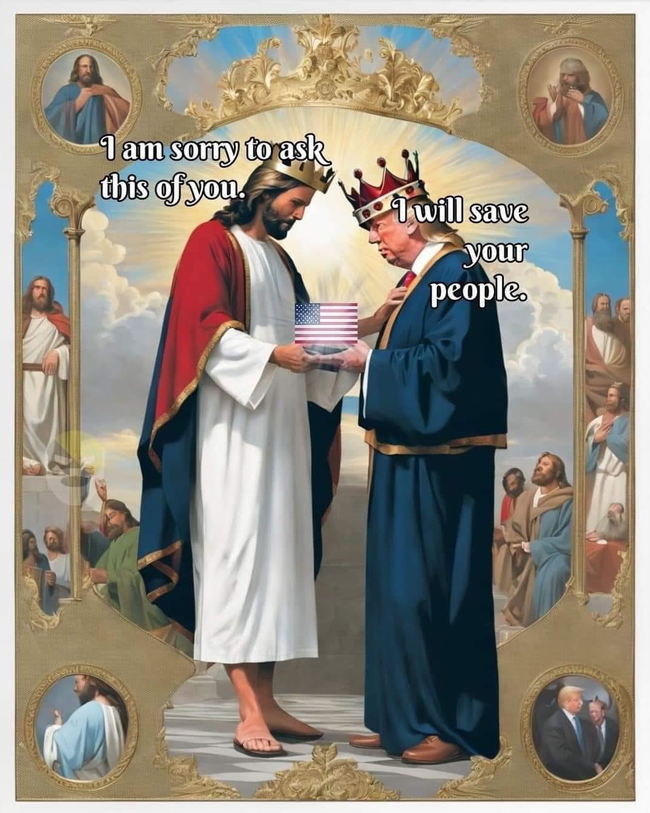 Uh, no. Damned heretics.
#Trump