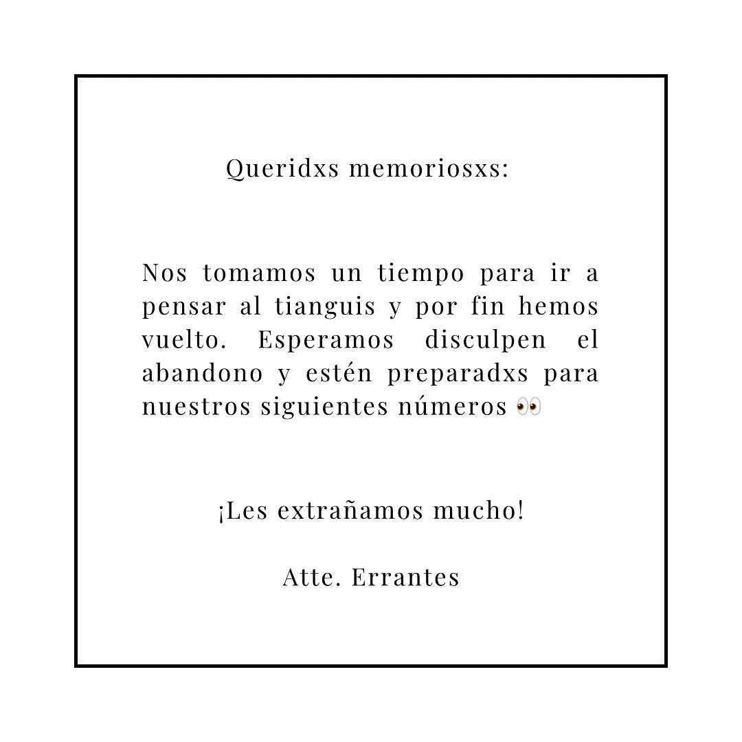 La vida no es la misma sin nuestrxs lectorxs 😣