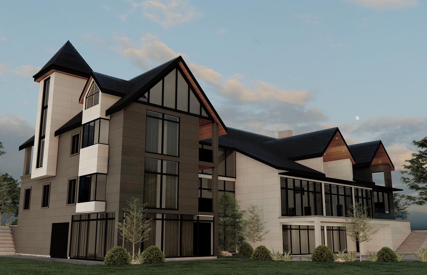 Looking for a multi dimensional aesthetic? Ask our designers about pairing Lime-ROK’s colour options together for that modern flair 🏠
.
.
.
.
.
Custom homes, Toronto builders, Ontario custom homes, limestone cladding