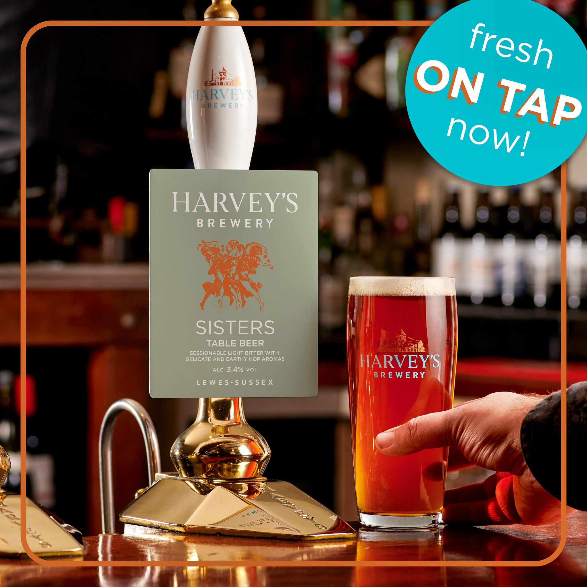 Have you tried this new addition to our lineup yet?
Experience light and easy-drinking with Sisters Table Beer. Packed with earthy hops and a subtle touch of bitterness, this brew is bursting with flavour that'll keep you coming back for more.
Cheers 🍻✨
#newbeer #sisters #tablebeer #beerlaunch #tablebeertuesday #beerlovers #ipa #sussex #harveys