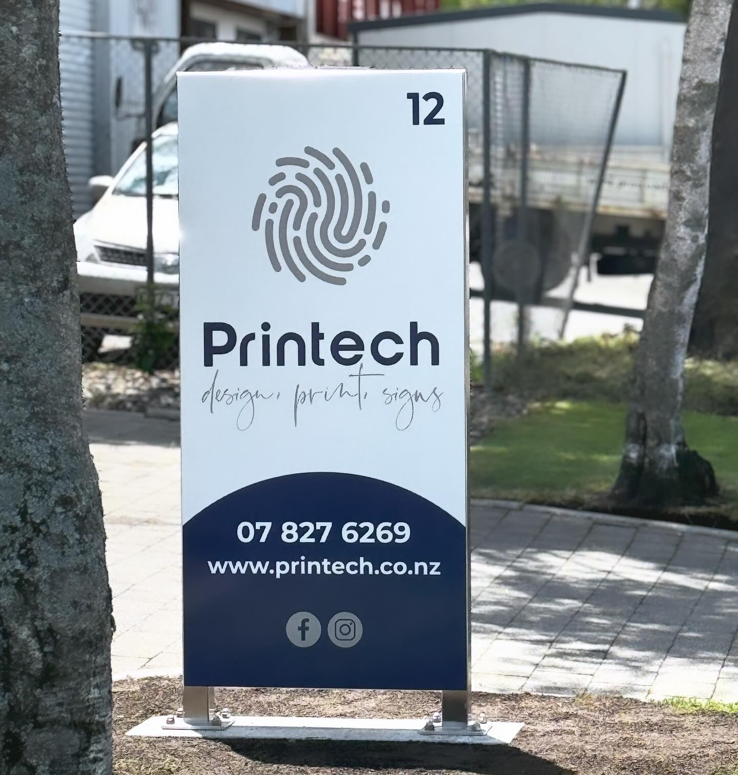 Printech’s re brand is under way with our new road sign to make it even easier to find us in Carters Cres.
Thanks to our amazing team for this custom built sign.