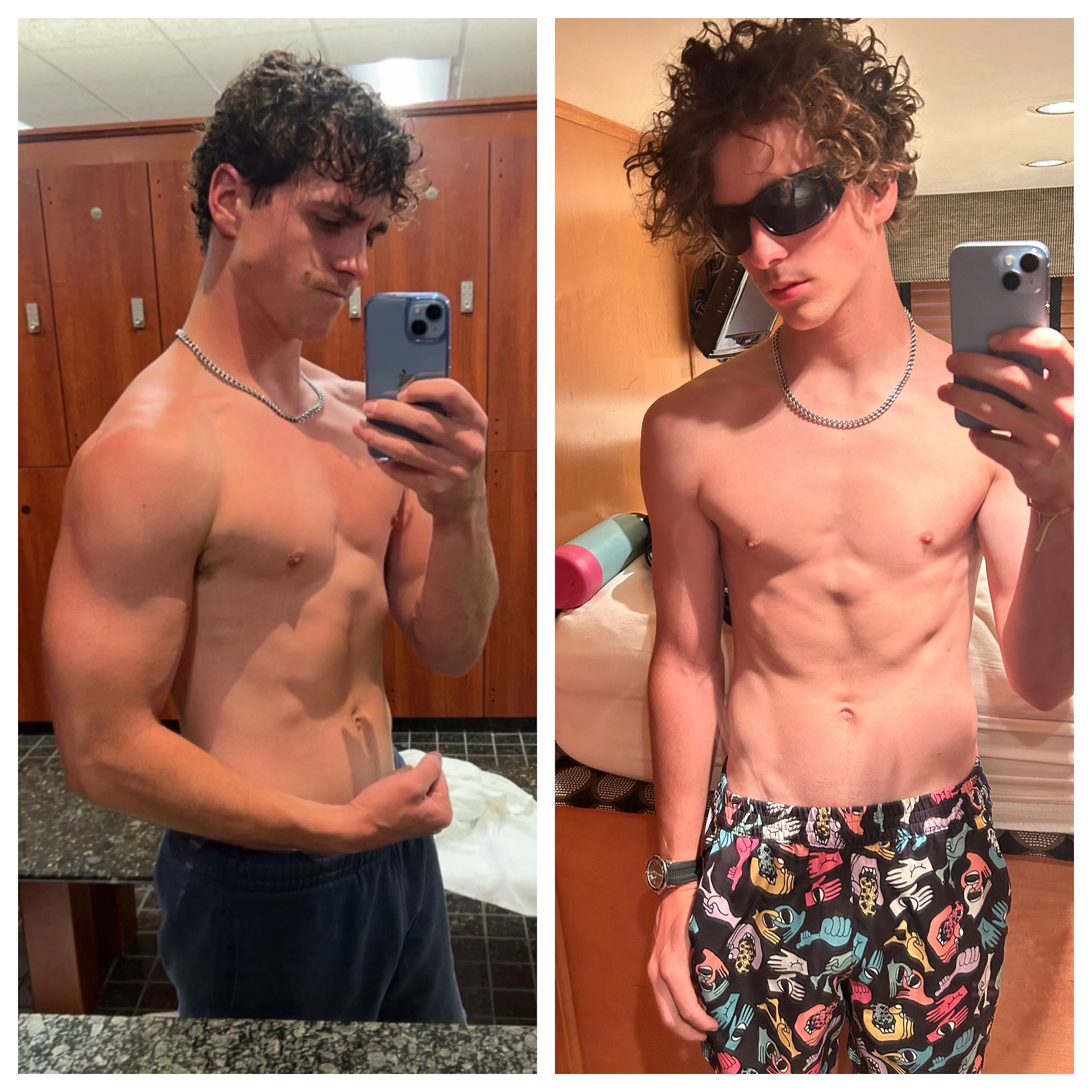 10 months between these two pics! @calebdickson designed the meal plan and workouts! The client delivered the consistency! Amazing results! #eatyourprotein #hitthegym
