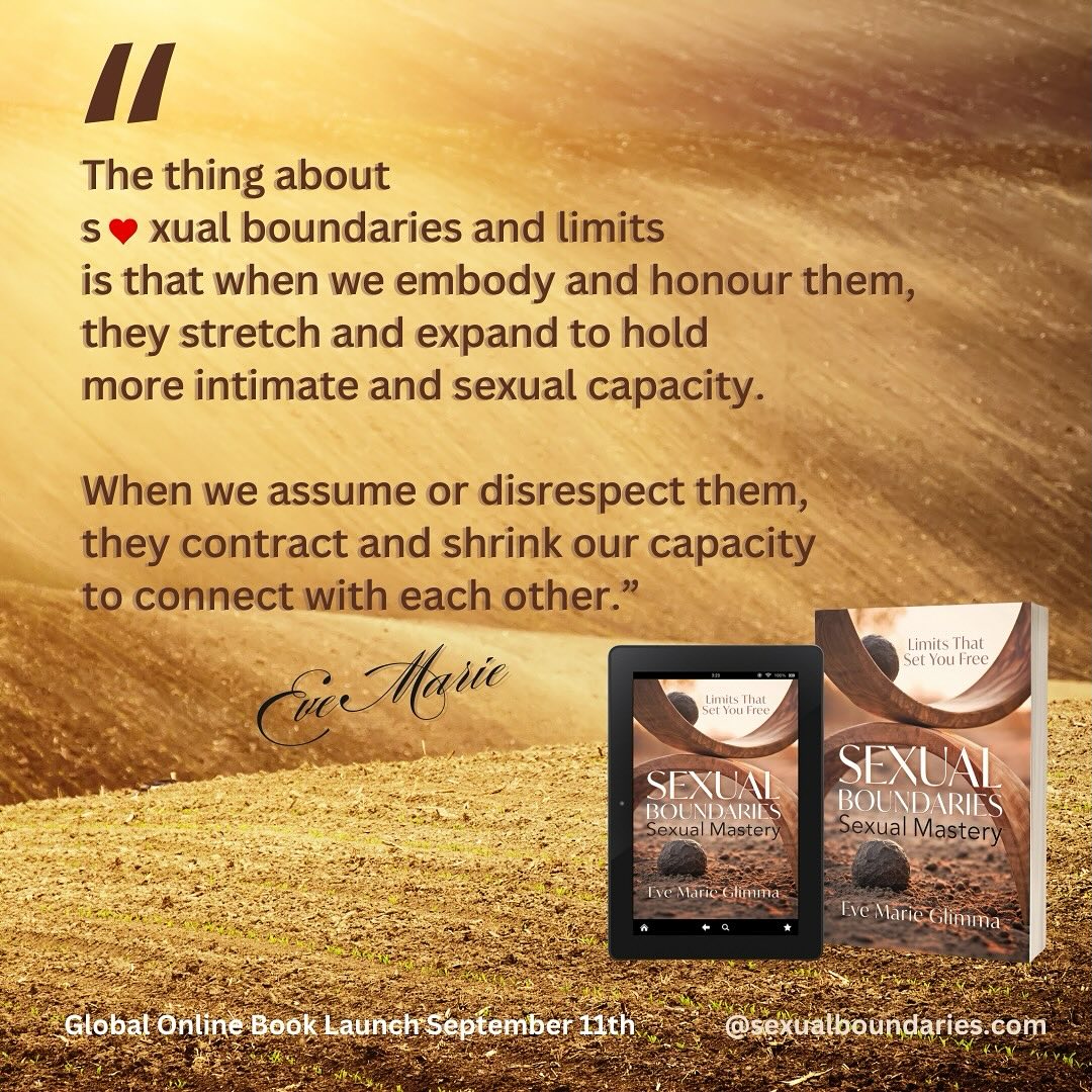 Mainstreams got a lot of catching up to do.
It hasn’t yet cottoned on to the fact that conscious s ❤️ x conversations, s ❤️ xual boundary awareness, limit setting and consensual agreements are the pathways of initiation and the rites of passage that move us from the mainstream rudimentary and teenage expressions of s ❤️ x into our s ❤️ xual adulthood.
If you are a s ❤️ xually active adult who is yet to undertake this journey, or maybe you’ve given up and shutdown to sex in your relationship all together...... I can pretty much guarantee you that the pain and struggle of the mental, emotional and physical s ❤️ xual symptoms within yourself, and/or the relationship discord with your lover, will call you to face this initiation at some point.
It’s through the conscious s ❤️ x conversation crucible we must go (or not, as you wish), transforming through our s ❤️ xual conditioning and everything that we are holding that is false power and shame.
For there is nothing shameful when we get honest with ourselves and our lovers, finding our authentic voice and putting our desires transparently on the table. Setting incremental limits of engagement, where nobody’s desire is bulldozing or considered to be more important than the others.
To evolve into an empowered sexual culture, pre-touch and pre- s ❤️ x conversation need to become the basic standard for s ❤️ x across the planet - as uncomfortable and vulnerable as that may initially seem. Our freedom and liberation awaits us on the other side.
🙏🙏🙏🥰
SEXUAL BOUNDARIES SEXUAL MASTERY: Limits That Set You Free
Global Book Launch, Wednesday September 11th at 7pm (AEST)
https://www.facebook.com/share/SbJAdZyVTj3HyHvW/
Author signed copies - www.sexualboundaries.com
Private 1:1 Coaching for individuals and couples - www.tantrabyronbay.com