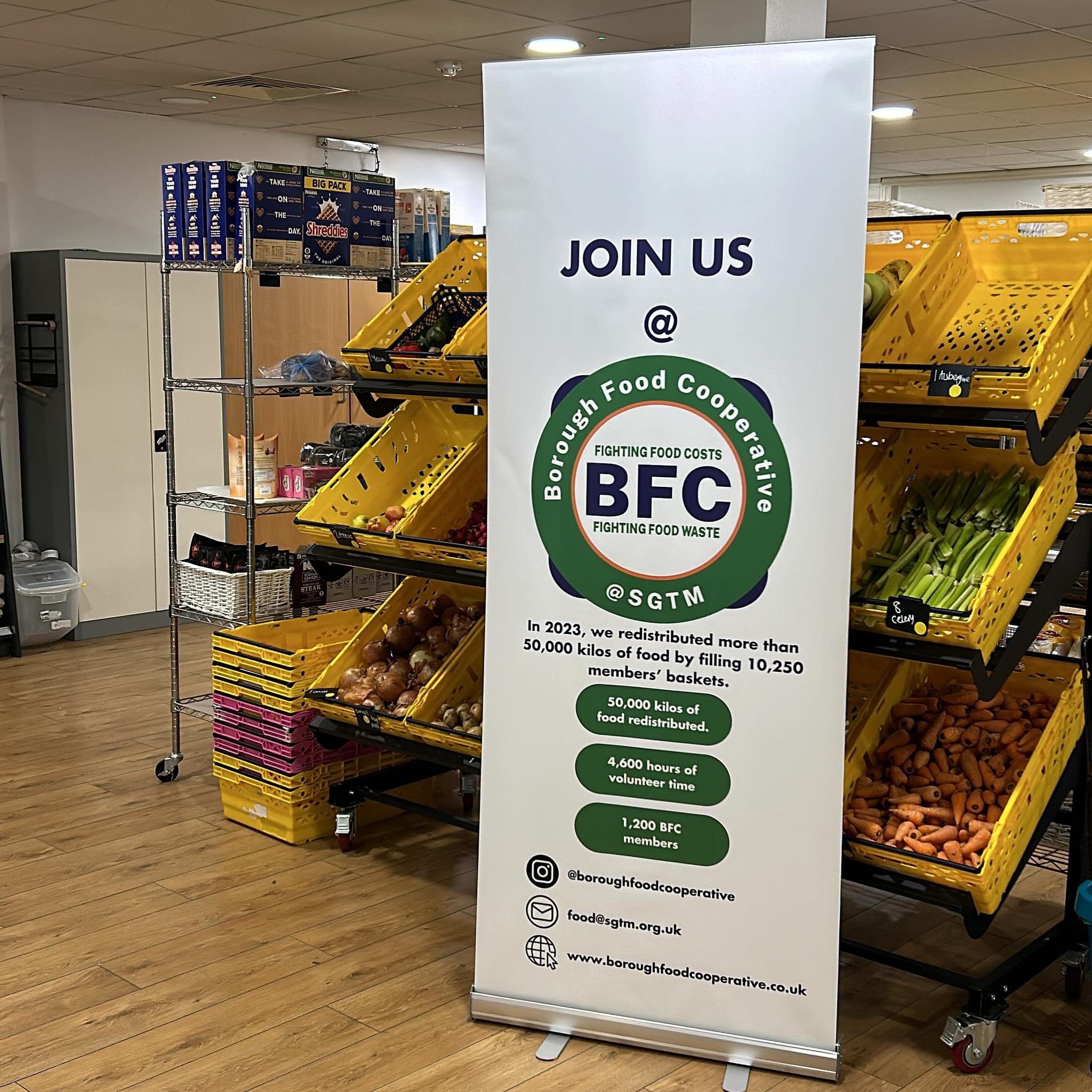 It’s a sign of good things! Quite literally!#food#costoflivingcrisis #foodwaste #charity #volunteer #london