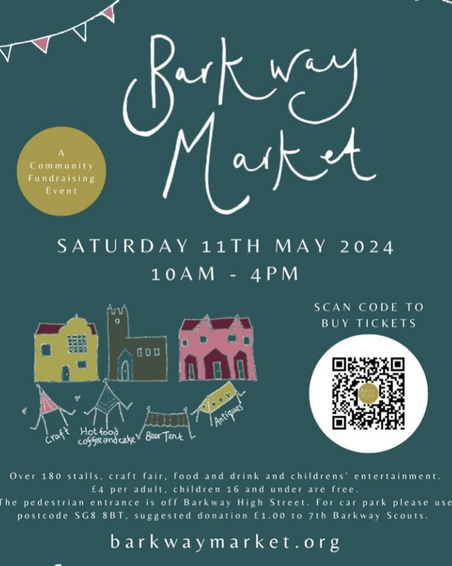 If you’ve booked tickets via our website or our QR code, we will ask you to simply show your ticket upon arrival.
.
This can be a copy on your phone or a printed copy.
.
We will then stamp your hand, so you can come and go as you please, and most importantly, enjoy your day out!
.
#barkwaymarket #barkwayvillagemarket #barkwaymarket2024 #barkwaymarkettickets