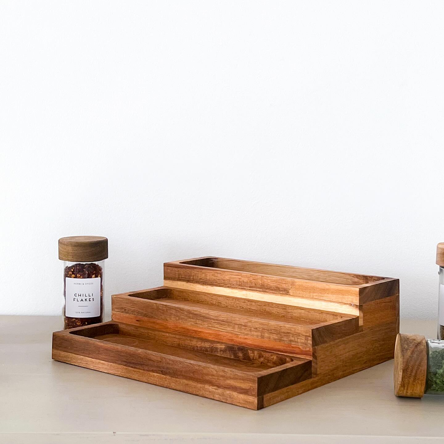 Guess what’s back in stock? The Acacia Spice Rack! Don’t miss out - head to our shop now to grab yours before it’s gone again! 🛍️✨ #BackInStock #LimitedAvailability #ShopNow #homeorganizing