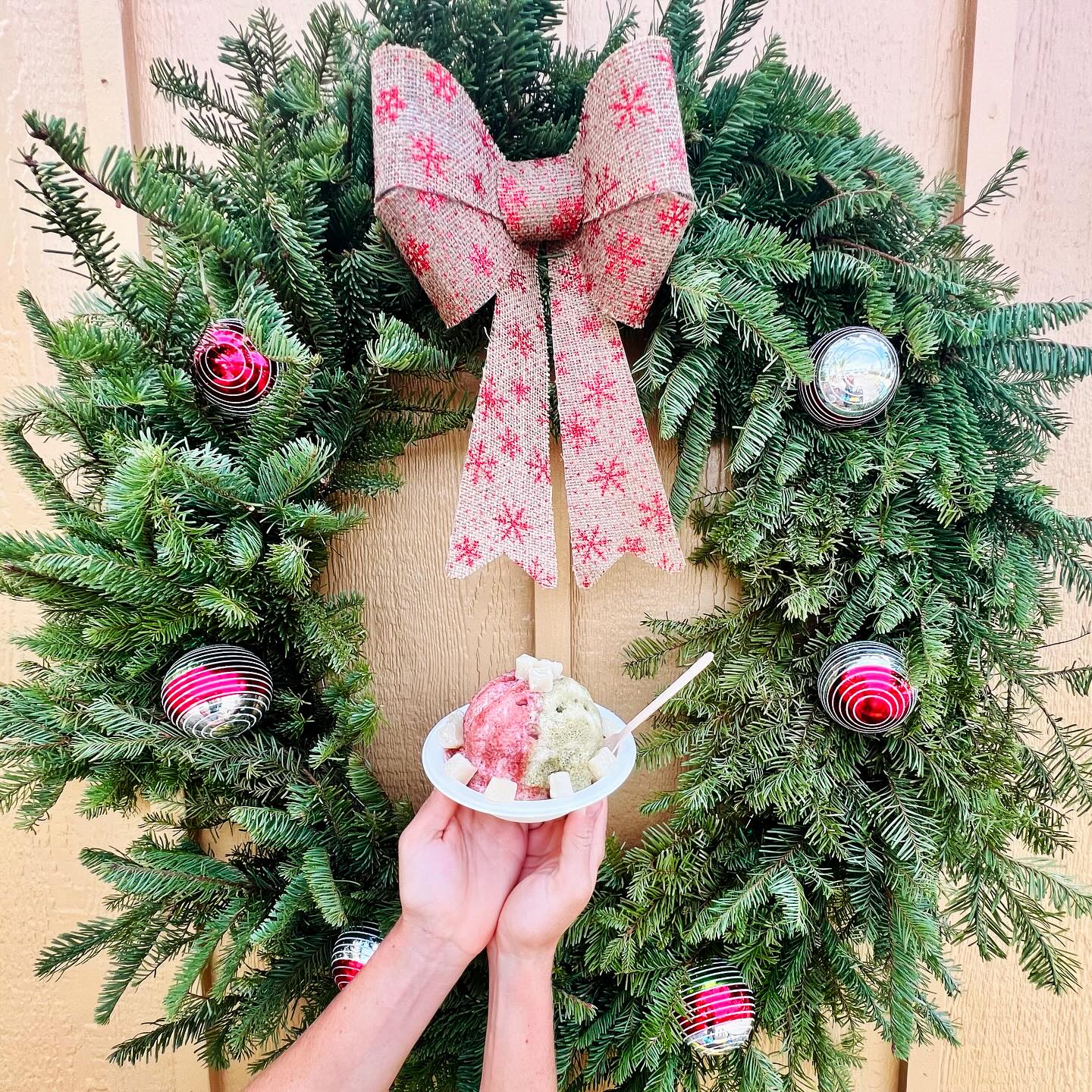 Mele Kalikimaka from Kula Shave Ice 🎄Wishing you all a holiday season full of Aloha❤️🤙🏽
Shave Ice Combination: The Soul Sweet, Coconut Matcha & Strawberry Shave Ice topped with Homemade Mochi and Traditional Condensed Milk
#kulashaveice #kulashaveicens #shaveice #shaveicelovers #coldbrew #kahuku #onokinegrindz #foodie #hawaifoodies #foodstagram #foodiesofinstagram #hawaiisbestkitchens #localkinegrindz #hawaiieats #oahueats #oahufoodie #eathawaii #honolulueats #hawaiistagram #whattoeatinhawaii #808eats #northshore #farmtotable #supportlocal #smallbusiness #dessertmenu #mochi #strawberry #matcha