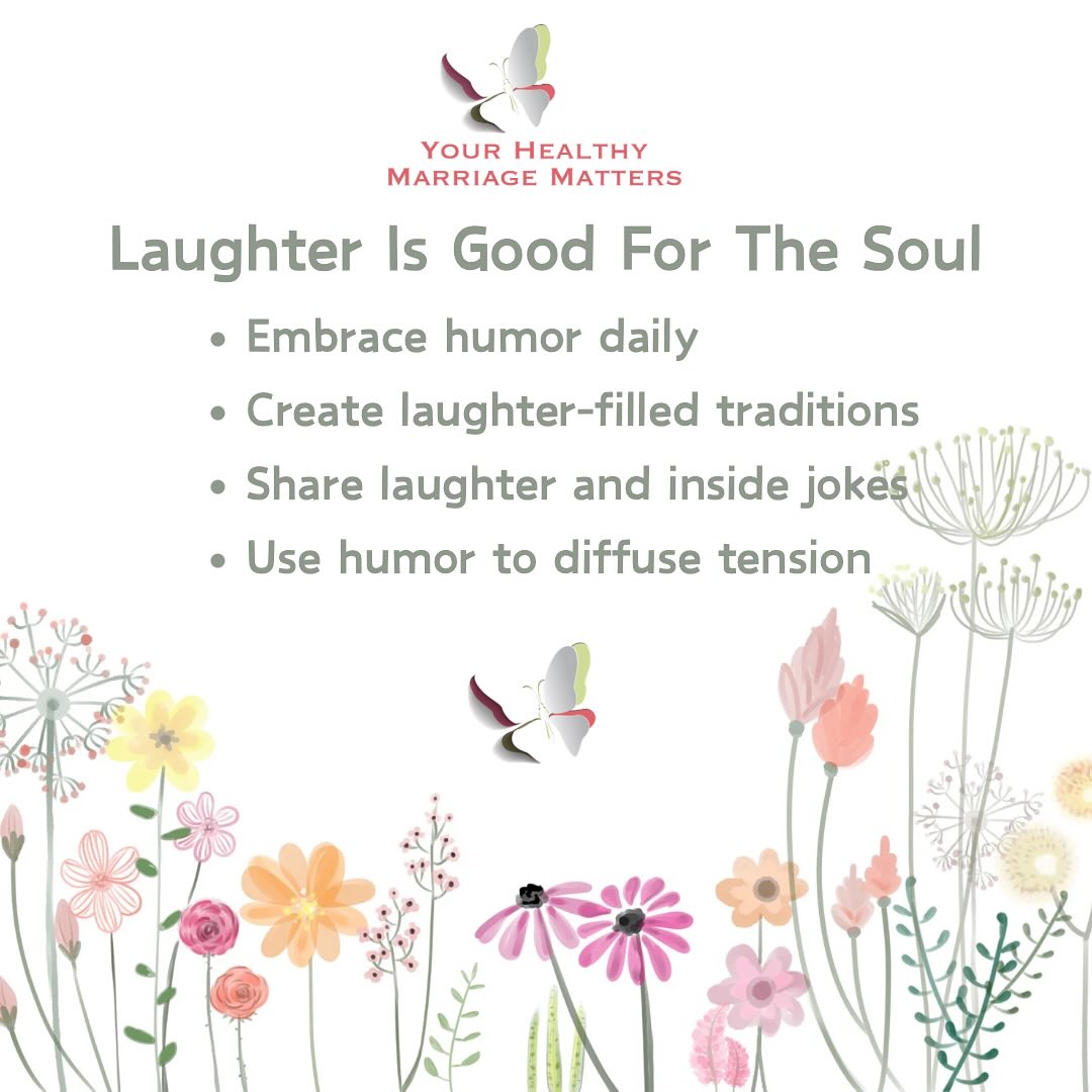 Laughter is one of the secret ingredients to a healthy marriage. If you are not sharing laughs, schedule a session for a few tips.
#yhmmatters #keeplaughing😂
