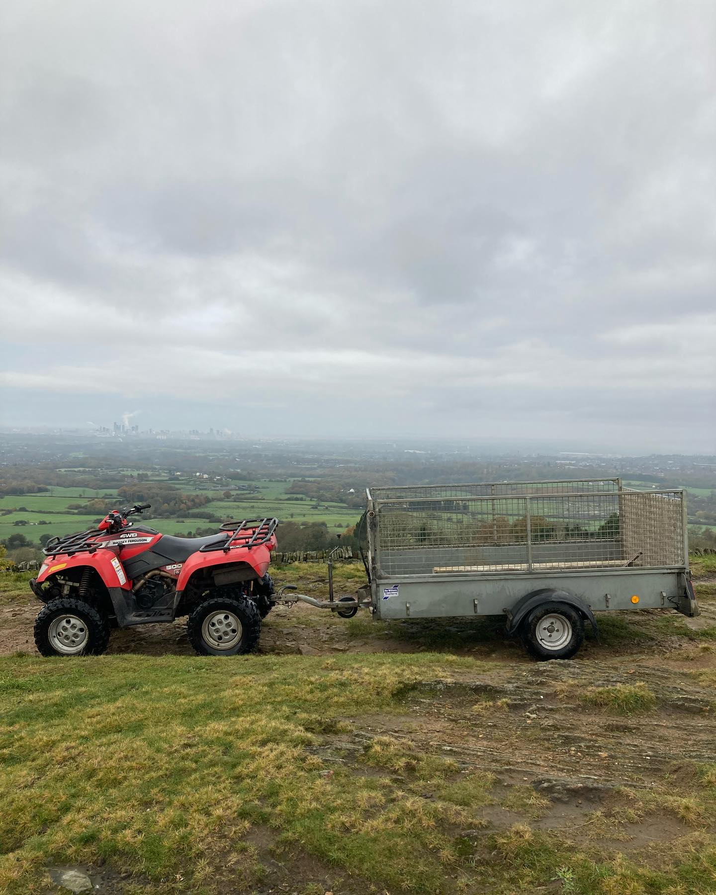 Good morning Manchester, you beauty! #filmandtv #onlocation #quadbikes #offroad