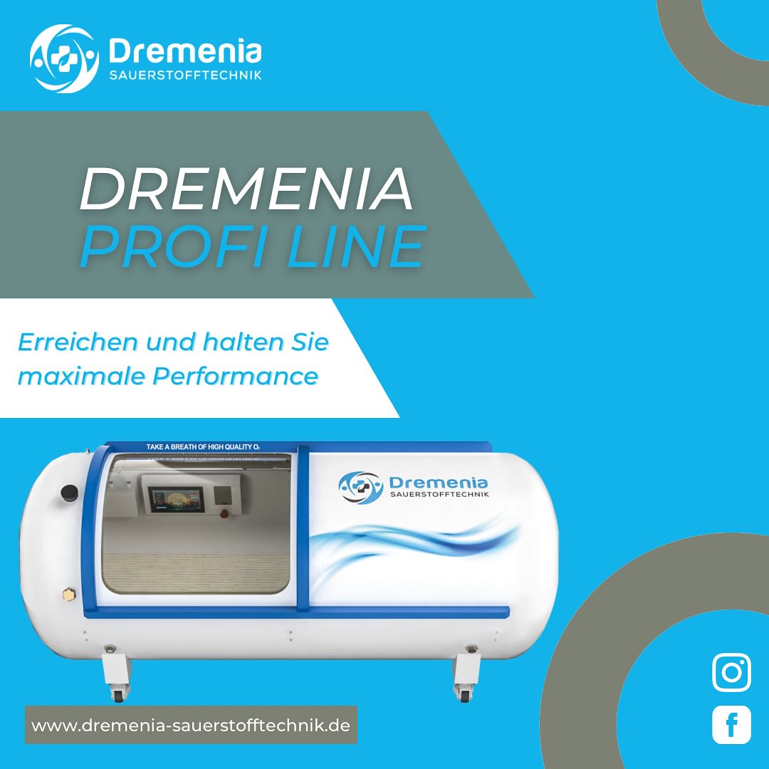 Heute präsentieren wir unsere stationäre hyperbare Sauerstoffkammer Dremenia Profi Line! 🌟
Unsere Dremenia Profi Line wurde umfassend überarbeitet, um eine komfortablere Liegeposition zu bieten, die eine entspannte und bequeme Sitzung ermöglicht. Die gemütliche Liegefläche passt sich optimal an den Körper an, wodurch längere Sitzungen angenehm bleiben. 😊
Eine besondere Neuheit ist das integrierte Touchpanel im Inneren der Kammer, das eine einfache und intuitive Steuerung der Funktionen ermöglicht. 📲
Die Dremenia Profi Line besticht durch modernste Technologie und höchste Sicherheit. Sie sind ideal für medizinische Einrichtungen, Wellness-Zentren und Profisportler, die die vielfältigen Vorteile der hyperbaren Sauerstofftherapie nutzen möchten. 💪🏽
Erleben Sie Innovation und Komfort mit der Dremenia Profi Line und setzen Sie neue Maßstäbe in der hyperbaren Sauerstofftherapie. 🚀
Interesse geweckt? 💭 Schreiben Sie uns eine Nachricht und einer unserer Dremenia-Experten steht Ihnen zur Verfügung! 💙
#hyperbare Sauerstofftherapie #Biohacking #Dremenia #Genesung